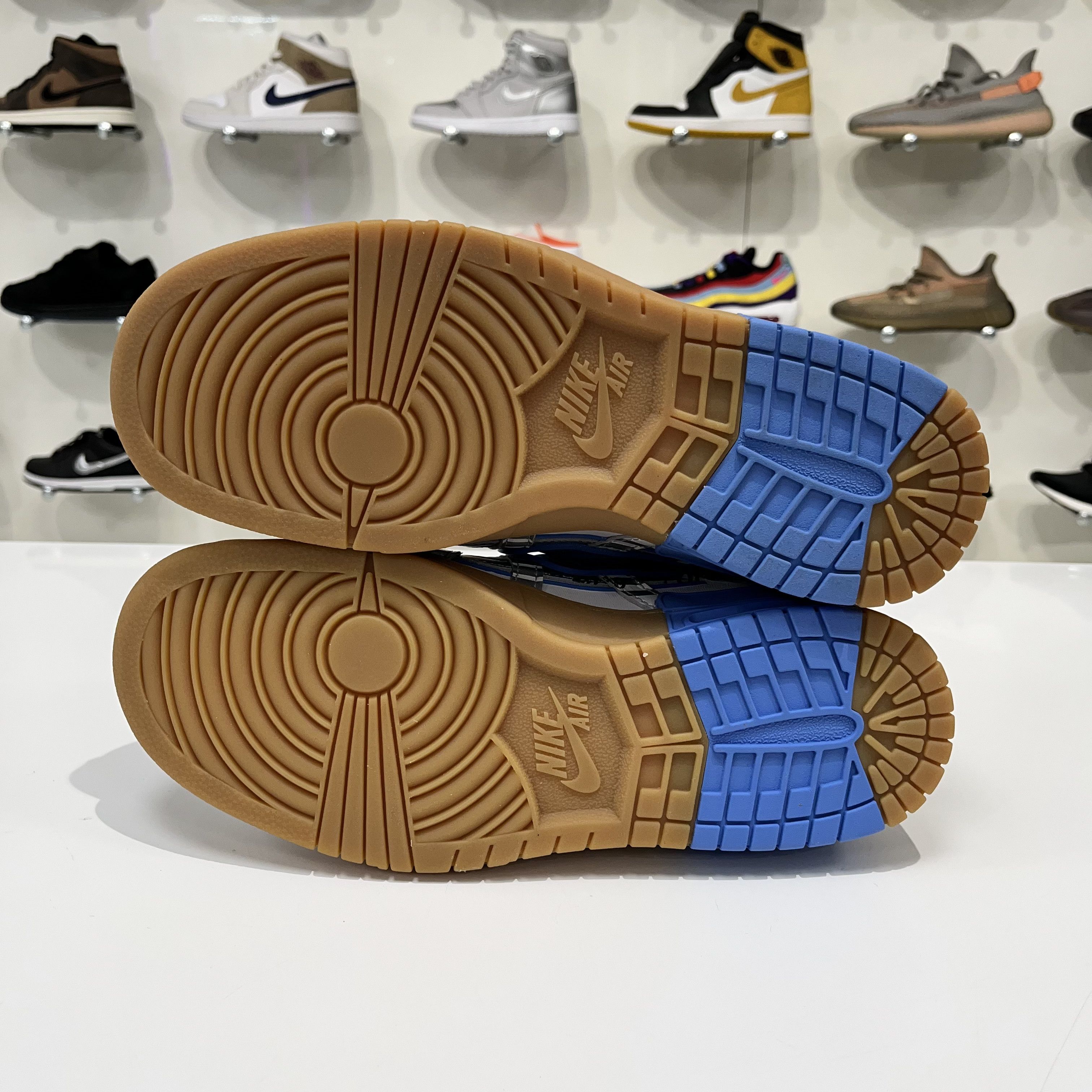 Nike × Off-White NIKE DUNK RUBBER LOW X OFF-WHITE UNIVERSITY BLUE Size US 9.5 / EU 42-43 - 14 Thumbnail