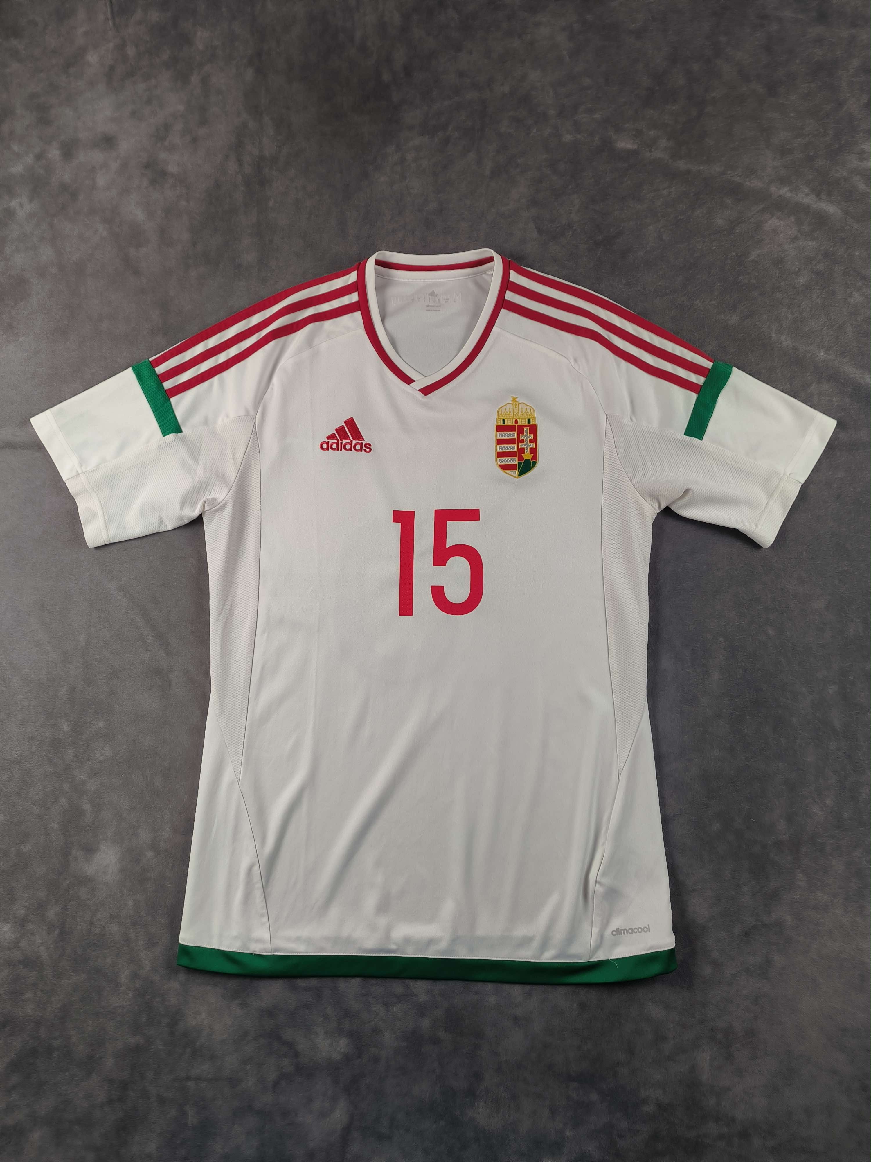 Adidas Hungary 2016-18 Adidas away #15 football jersey shirt size S Size US S / EU 44-46 / 1 - 1 Thumbnail