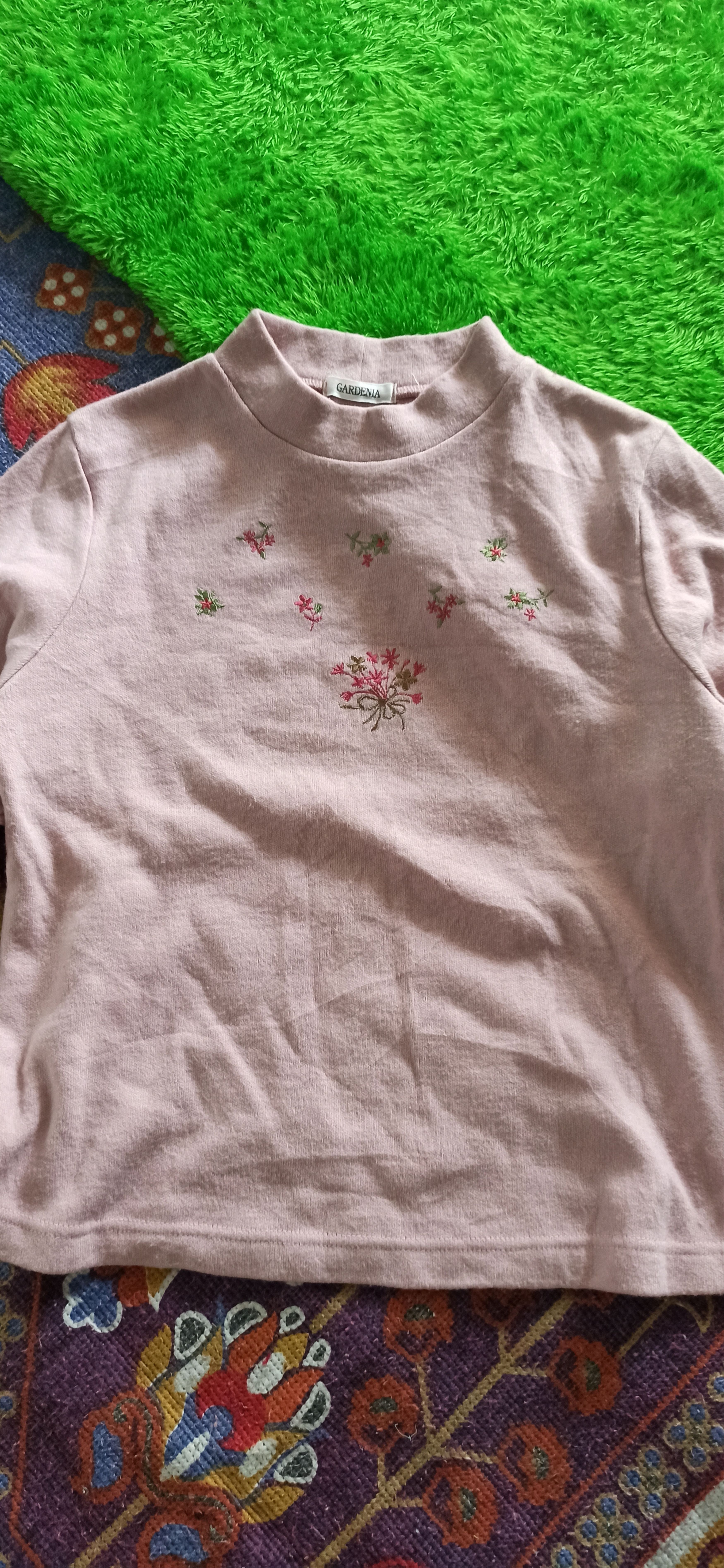 Designer × Japanese Brand Gardenia Embroidery Flower Knitwear Size S / US 4 / IT 40 - 7 Thumbnail
