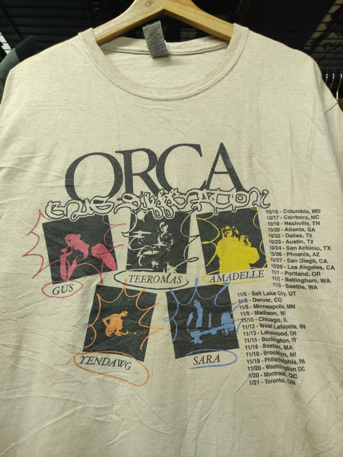 Rap Tees Gus Dapperton Orca Tour Promo T-Shirt Size US L / EU 52-54 / 3 - 1 Thumbnail