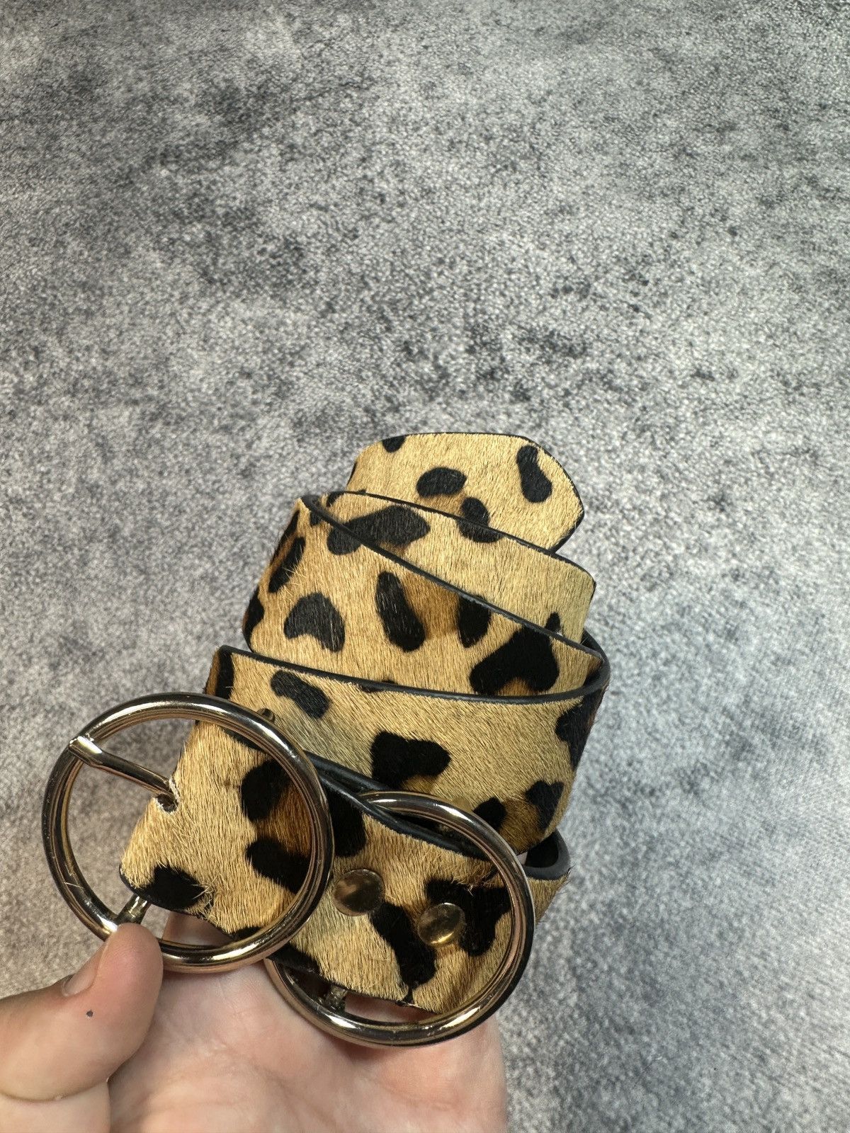 Other Y2K Leopard Belts Rare Streetwear Avant Garde Style USA VTg Size ONE SIZE - 1 Thumbnail