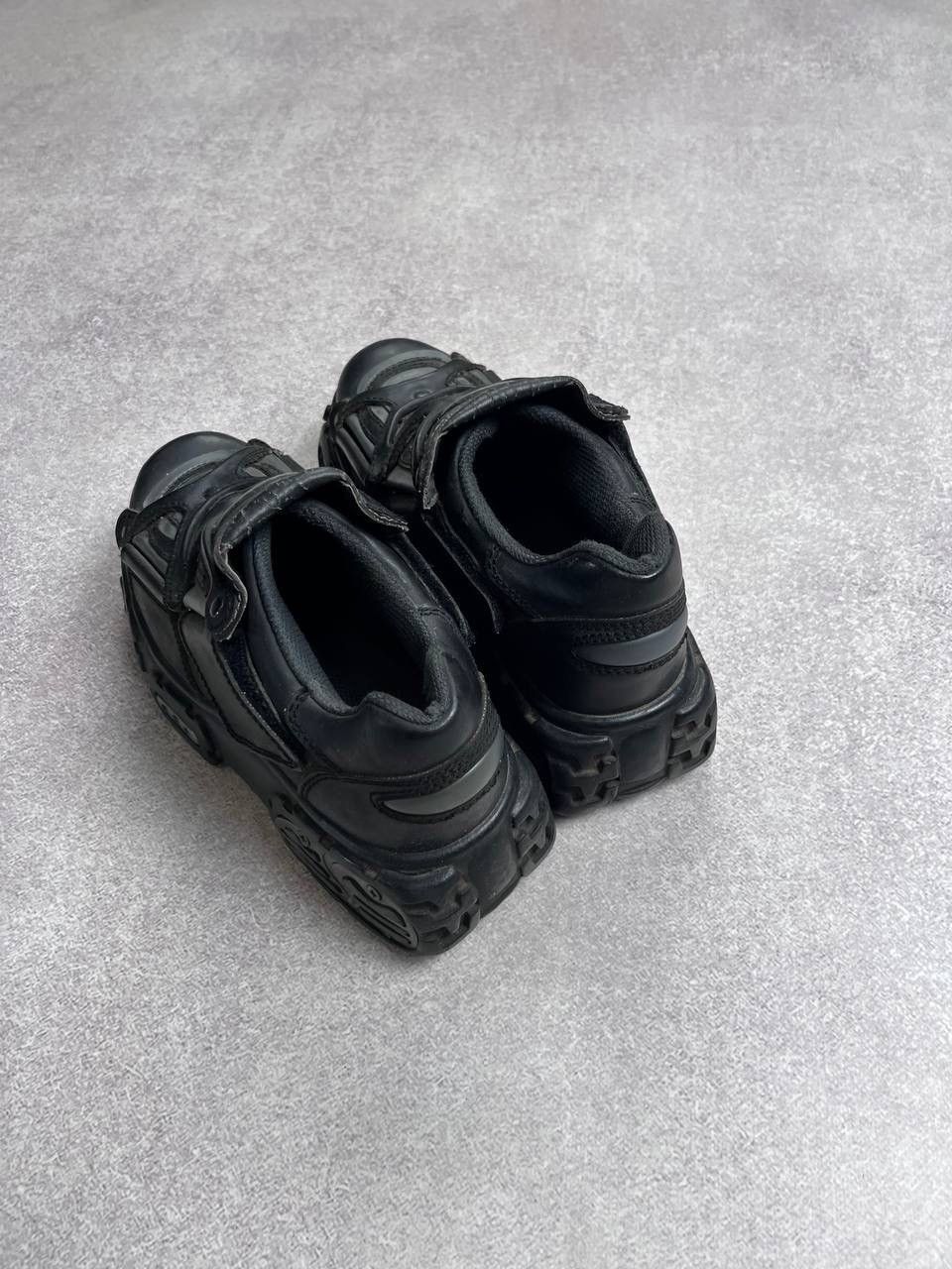 Japanese Brand × Vintage Vintage New Rock Style Avantgarde Grunge Leather Shoes Y2K Size US 8 / IT 38 - 6 Thumbnail