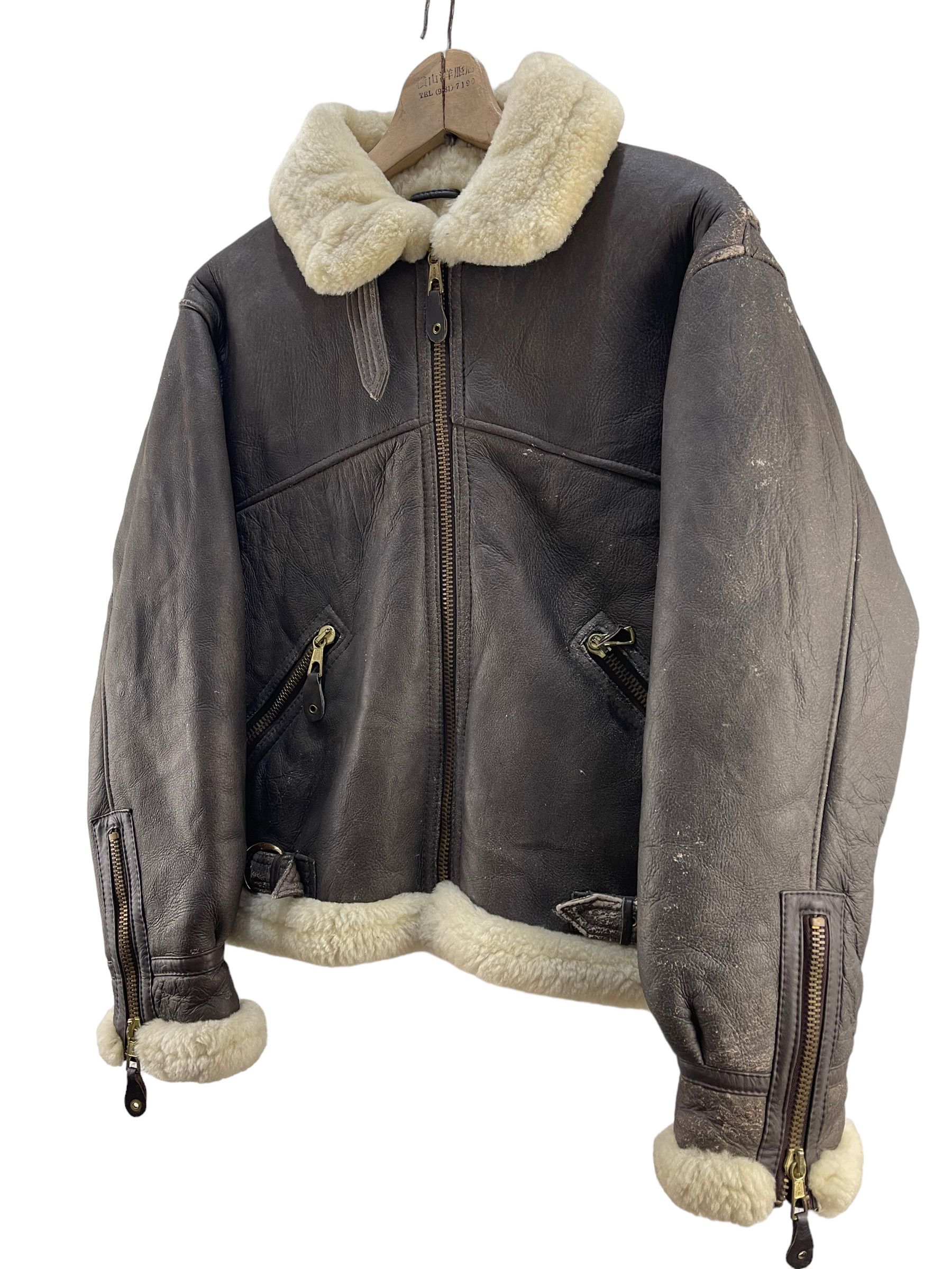 Other Vintage B3 Air Force U.S. Army Style Leather Jacket Size US M / EU 48-50 / 2 - 4 Thumbnail