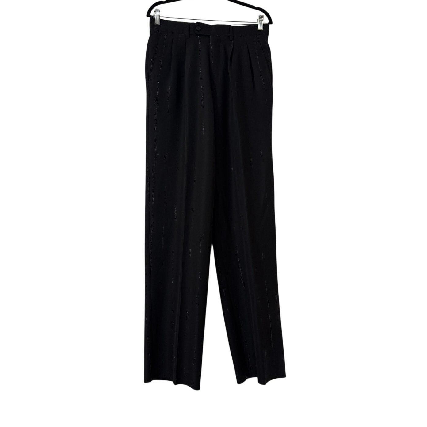 Other Milano Moda NWT Black Wool Full Suit Size 38R - 3 Thumbnail