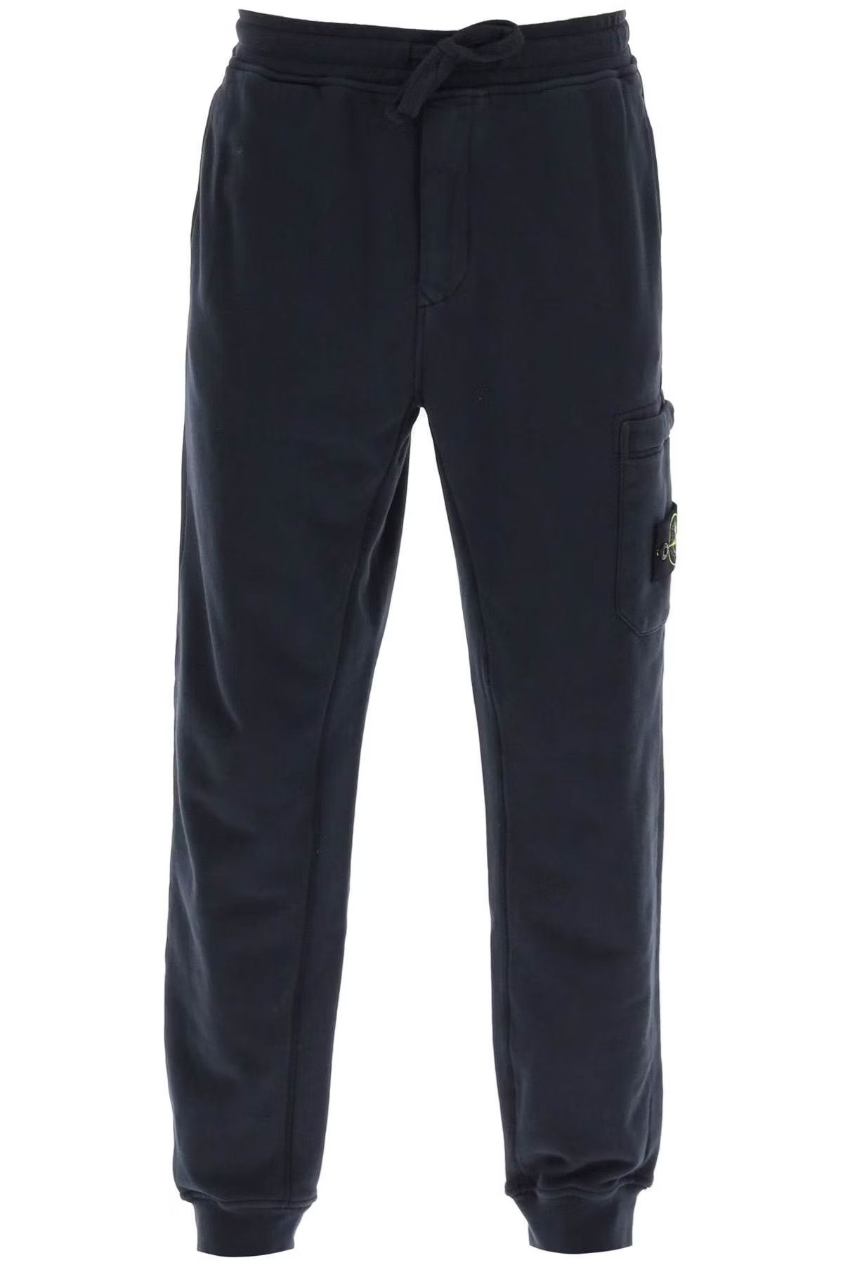 image of Stone Island O1S22I1N0524 Tapered Sweatpant In Blue, Men's (Size 36)