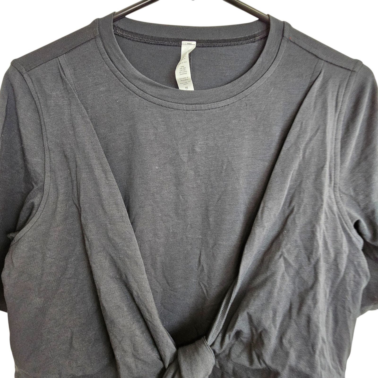 Lululemon Lululemon Dress In A Twist Sz 6 Black Sporty T-Shirt Dress Size M / US 6-8 / IT 42-44 - 3 Thumbnail