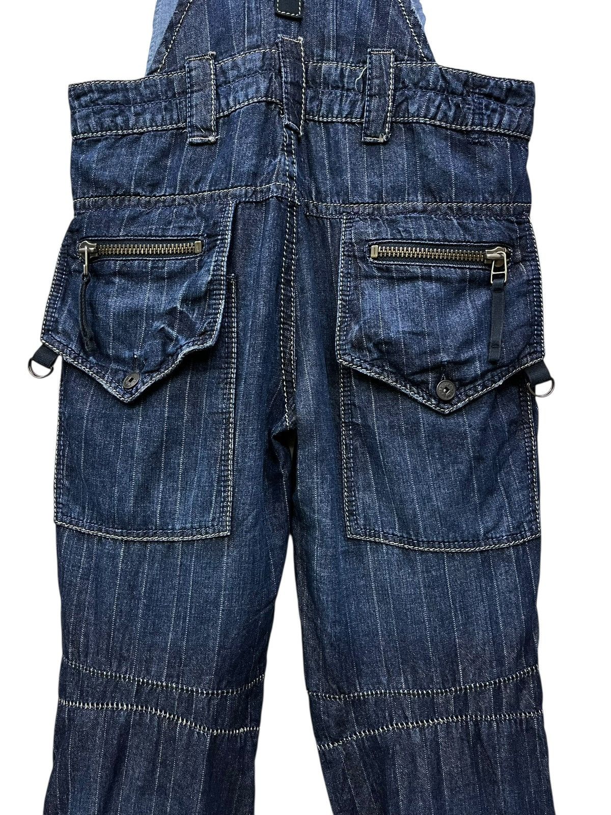 Marithe + Francois Girbaud Archive Marithe Francois Girbaud Structured Denim Overall S Size 30" / US 8 / IT 44 - 11 Thumbnail