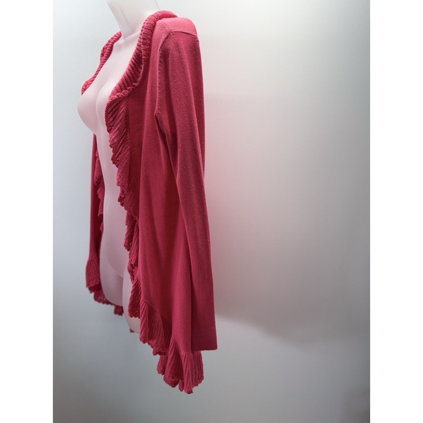 Lilly Pulitzer Lilly Pulitzer Raspberry Pink Cardigan Sweater Women’s XS Size XS / US 0-2 / IT 36-38 - 1 Thumbnail
