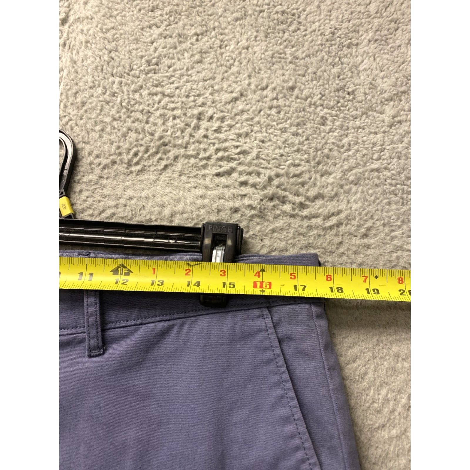 J.Crew J.CREW Chino Pants Men’s 34x32 Periwinkle Slim Straight Flat Front Zip Pockets Casual Cotton 32" Inseam Size US 34 / EU 50 - 3 Thumbnail