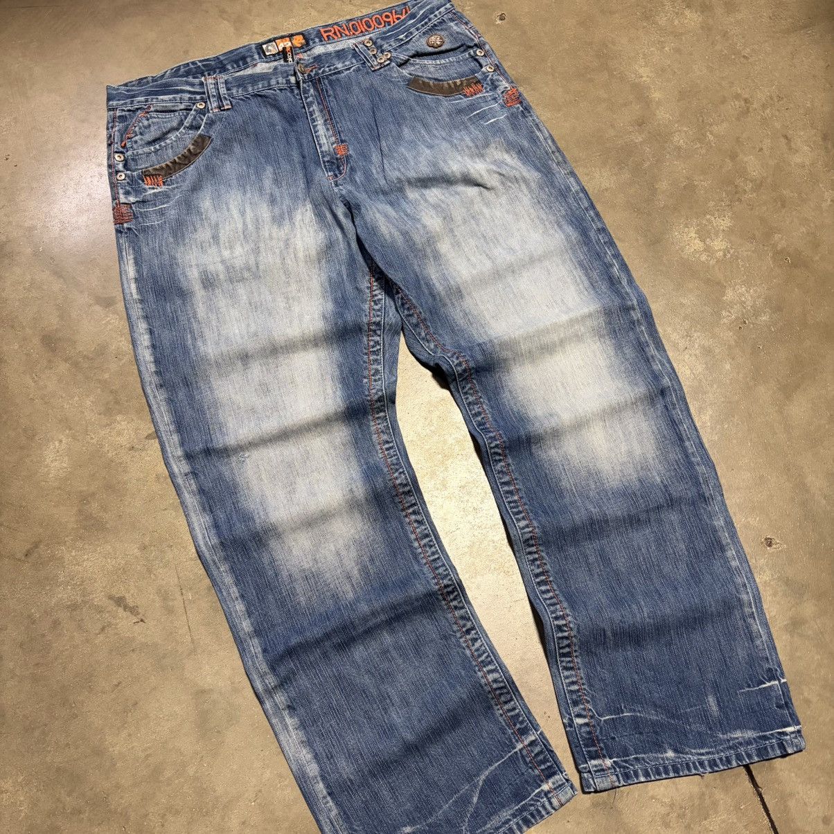 Akademiks Vintage Akademiks Denim Jeans Wide Leg Baggy Skater Y2K JNCO Size US 42 / EU 58 - 7 Thumbnail