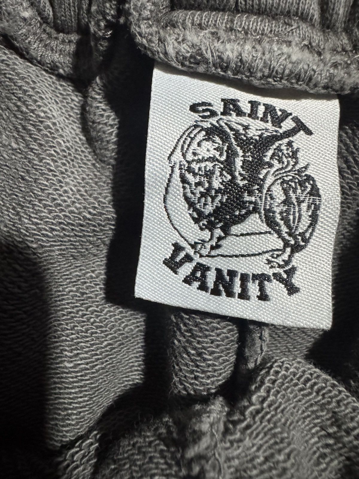 Saint Vanity Saint Vanity VVS Logo Shorts Washed Black Size US 34 / EU 50 - 10 Thumbnail