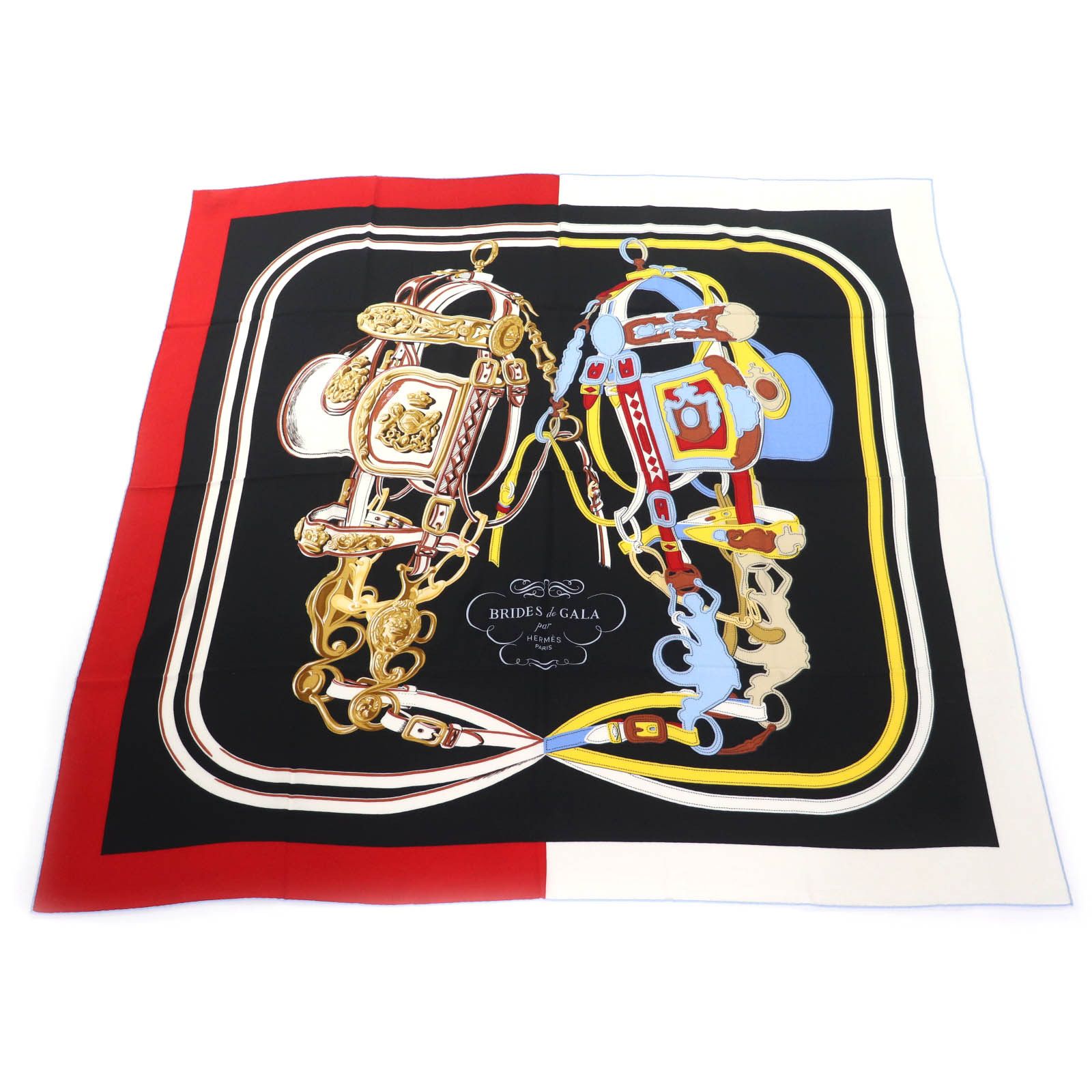 Hermes Hermes Hermès Brides de Gala Applique Pique Cashmere Scarf Textile Scarf DUTY FREE for USA Size ONE SIZE - 1 Thumbnail