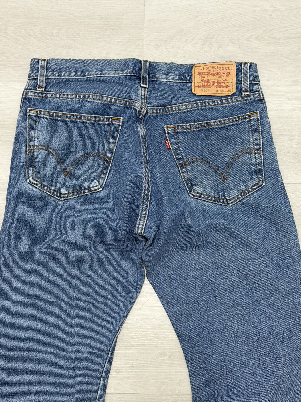 Levi's Vintage Levi's 517 Boot Cut Jeans 34x29 Size US 34 / EU 50 - 3 Thumbnail