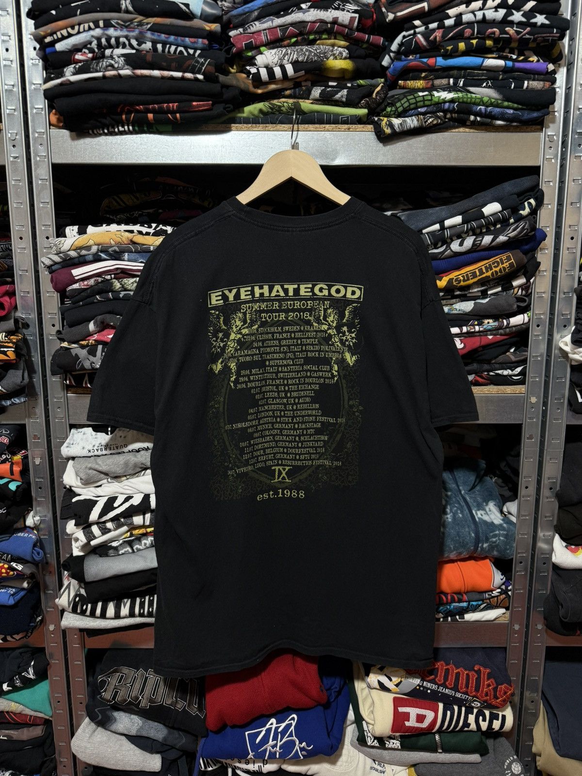 Vintage Vintage Eye Hate God Summer European Tour 2018 T-Shirt Size US XXL / EU 58 / 5 - 2 Thumbnail
