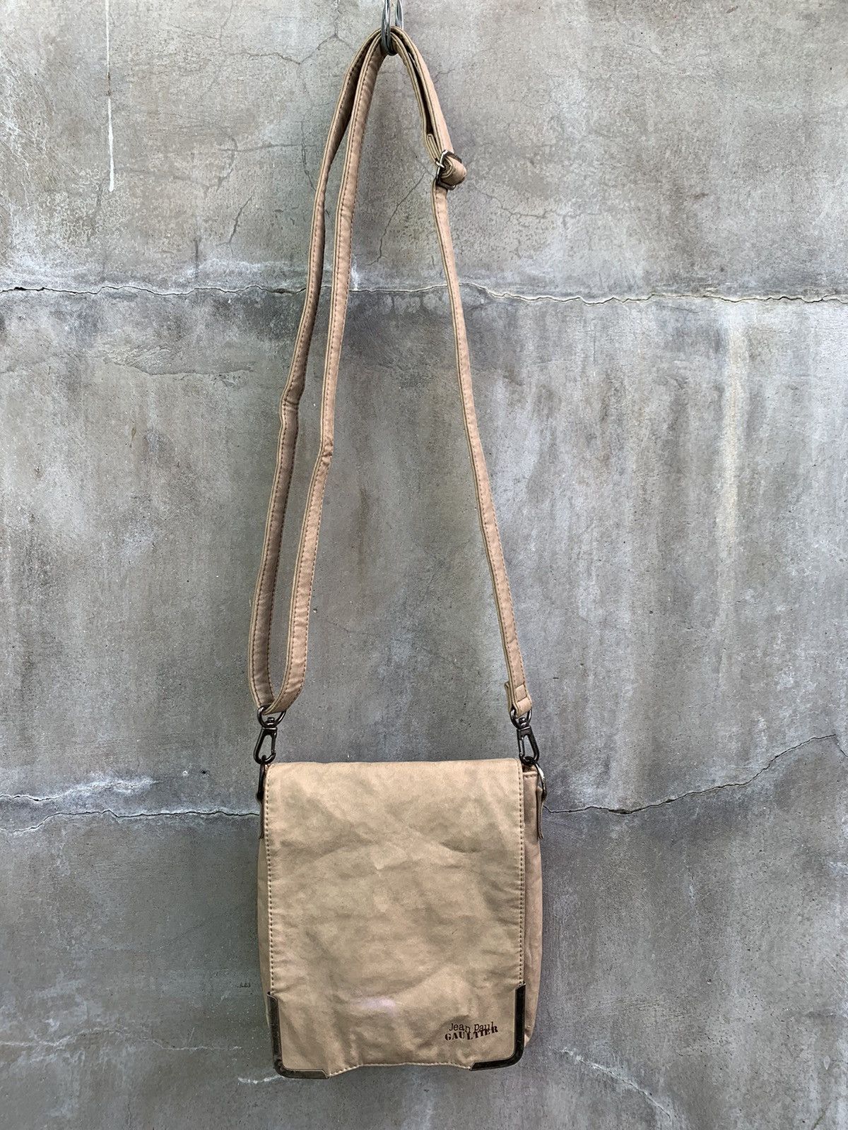 Jean Paul Gaultier Metal Plate Leather Shoulder Bag Size ONE SIZE - 1 Thumbnail