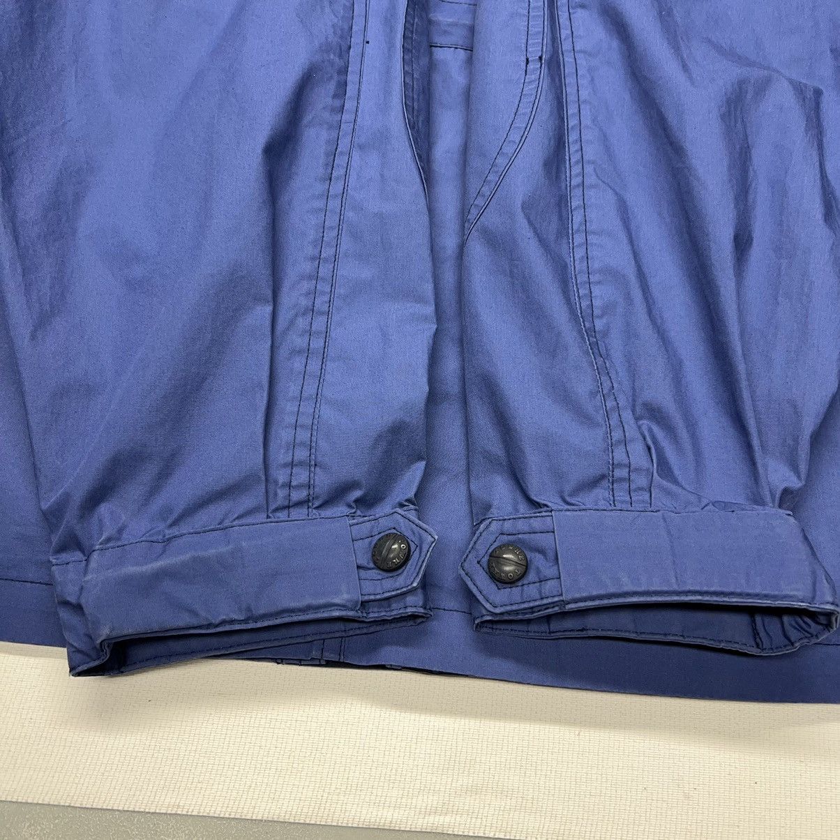London Fog × Vintage VTG London Fog Jacket Blue Pocket Hood Zip Long Coat Towne Size US L / EU 52-54 / 3 - 17 Thumbnail