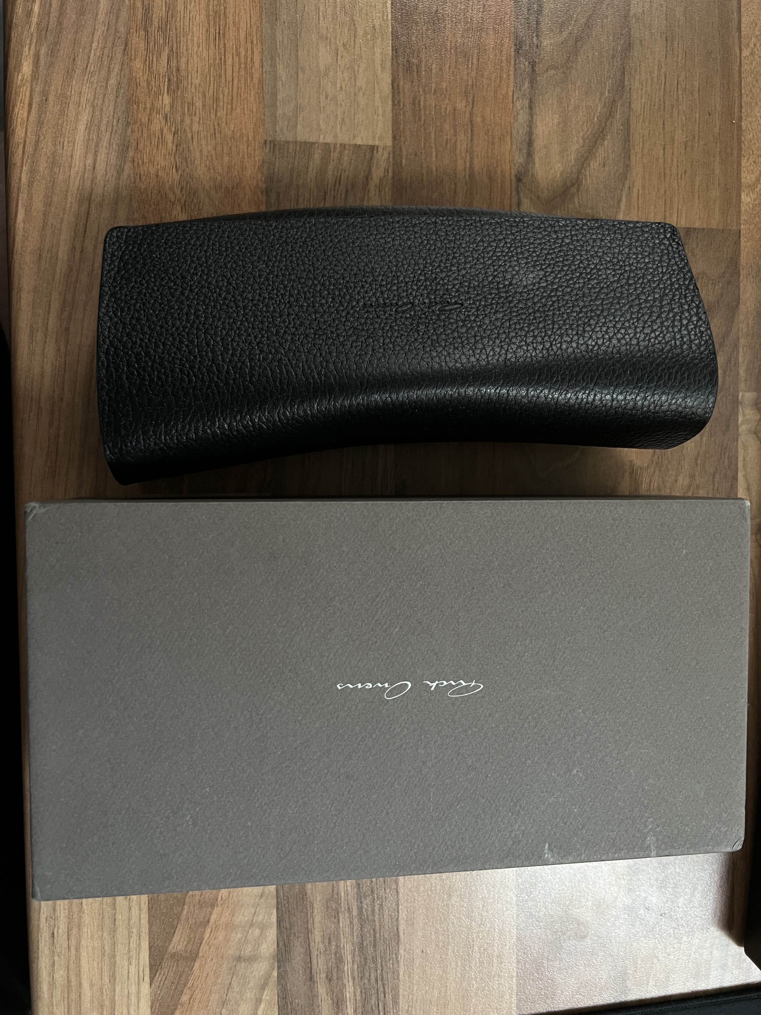 Rick Owens Larry / Rick sunglasses - transparent / black lens Size ONE SIZE - 5 Thumbnail