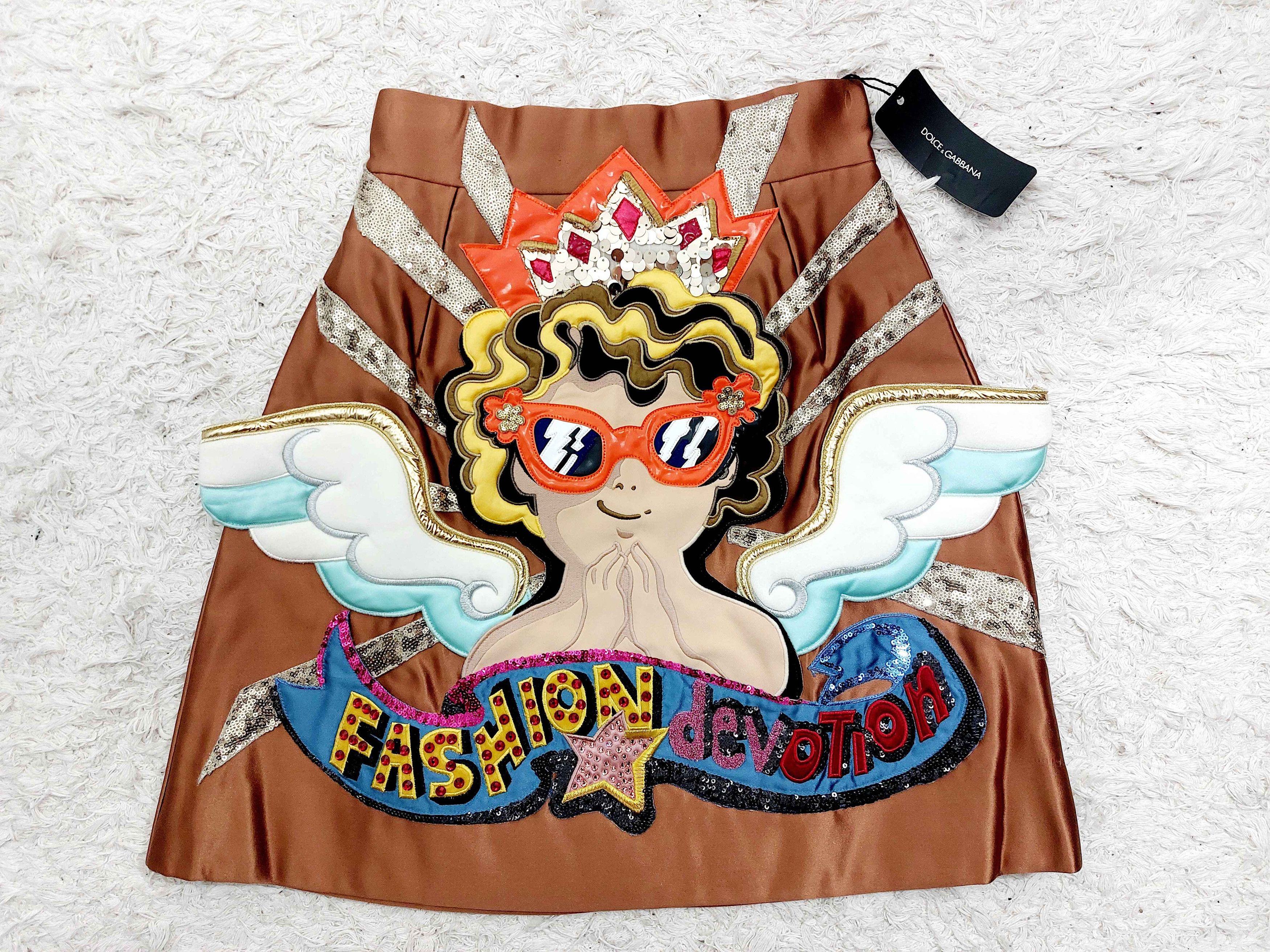 Dolce & Gabbana Dolce and Gabbana Runway 2018 F/W Fashion Devolution Skirt Size 27" / US 4 / IT 40 - 5 Thumbnail