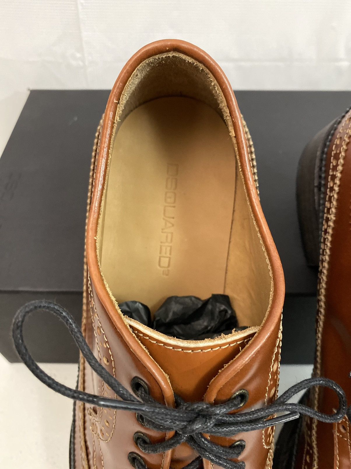 Dsquared2 Dsquared2 🇮🇹 Brown Leather Wingtip Mudguard Brogue 11 NEW Size US 11 / EU 44 - 14 Thumbnail