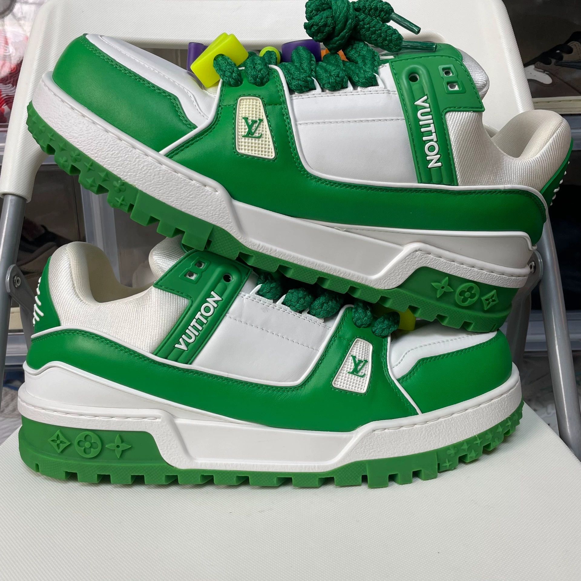 Louis Vuitton LOUIS VUITTON Trainer Jigglypuff 45.5 NEW Size US 12.5 / EU 45-46 - 7 Thumbnail