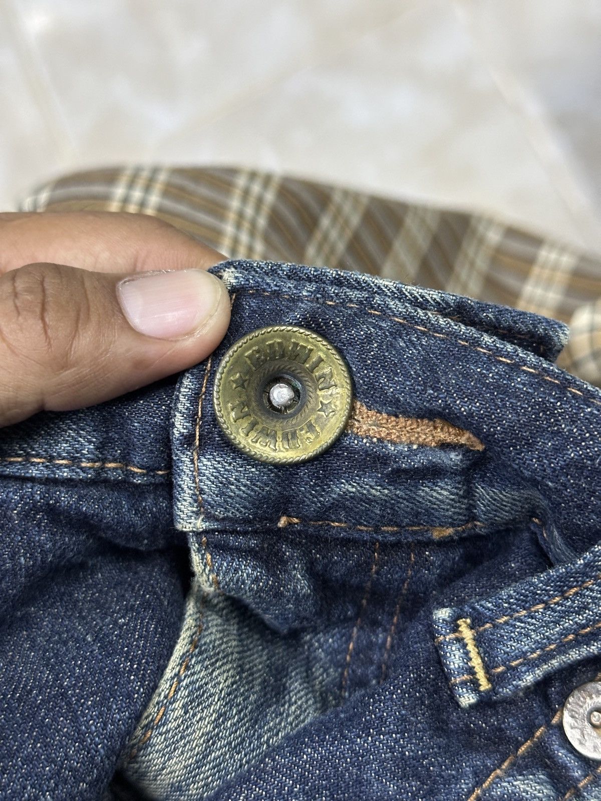 Japanese Brand Distress Denim💥 Vintage Edwin Denim Distress Japanese🎌 Size US 34 / EU 50 - 9 Thumbnail