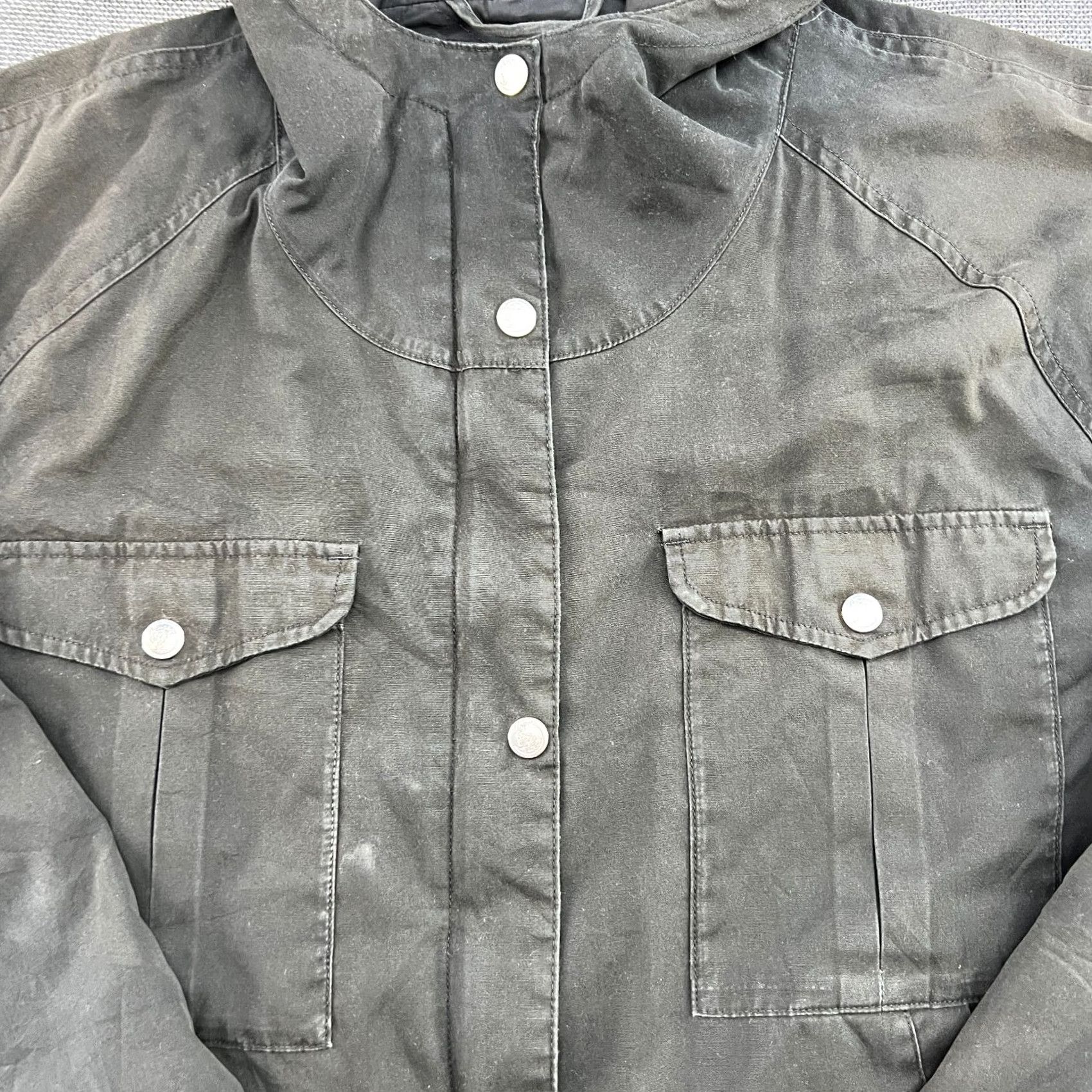 Vintage Fjällräven Greenland Parka Jacket G-1000 Womens XL Green Hooded Size XL / US 12-14 / IT 48-50 - 6 Thumbnail