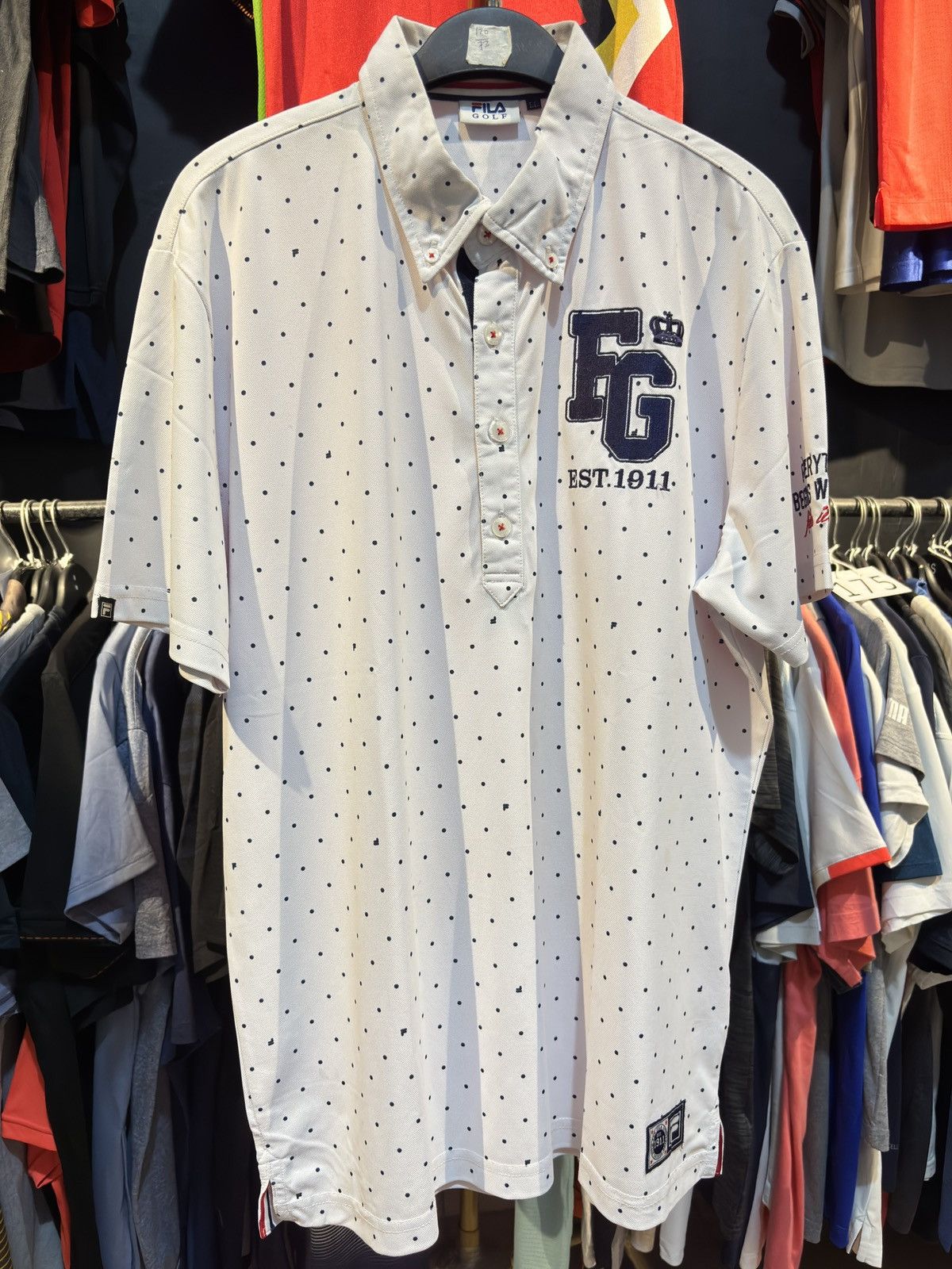 Fila Fila Golf Polcadot Pattern Size US XL / EU 56 / 4 - 1 Thumbnail