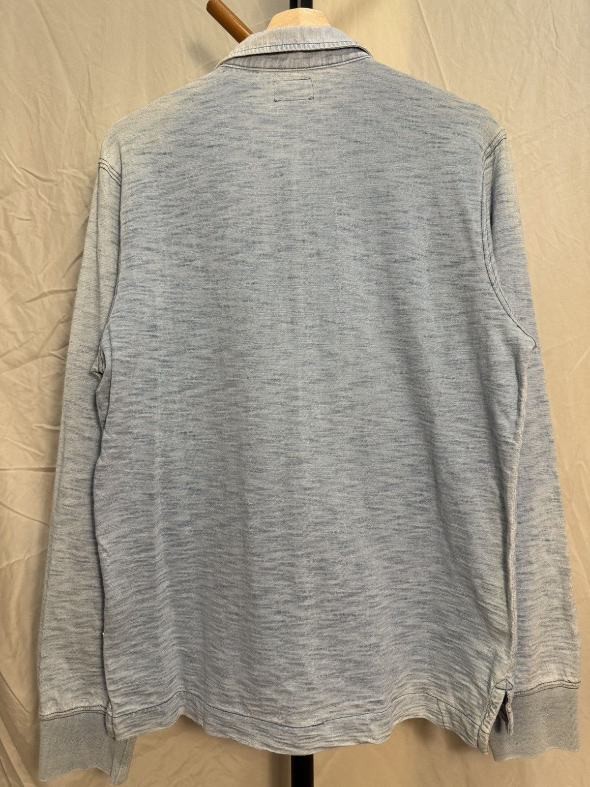 Todd Snyder Todd Snyder Long Sleeve Polo Shirt Blue Size US S / EU 44-46 / 1 - 2 Thumbnail