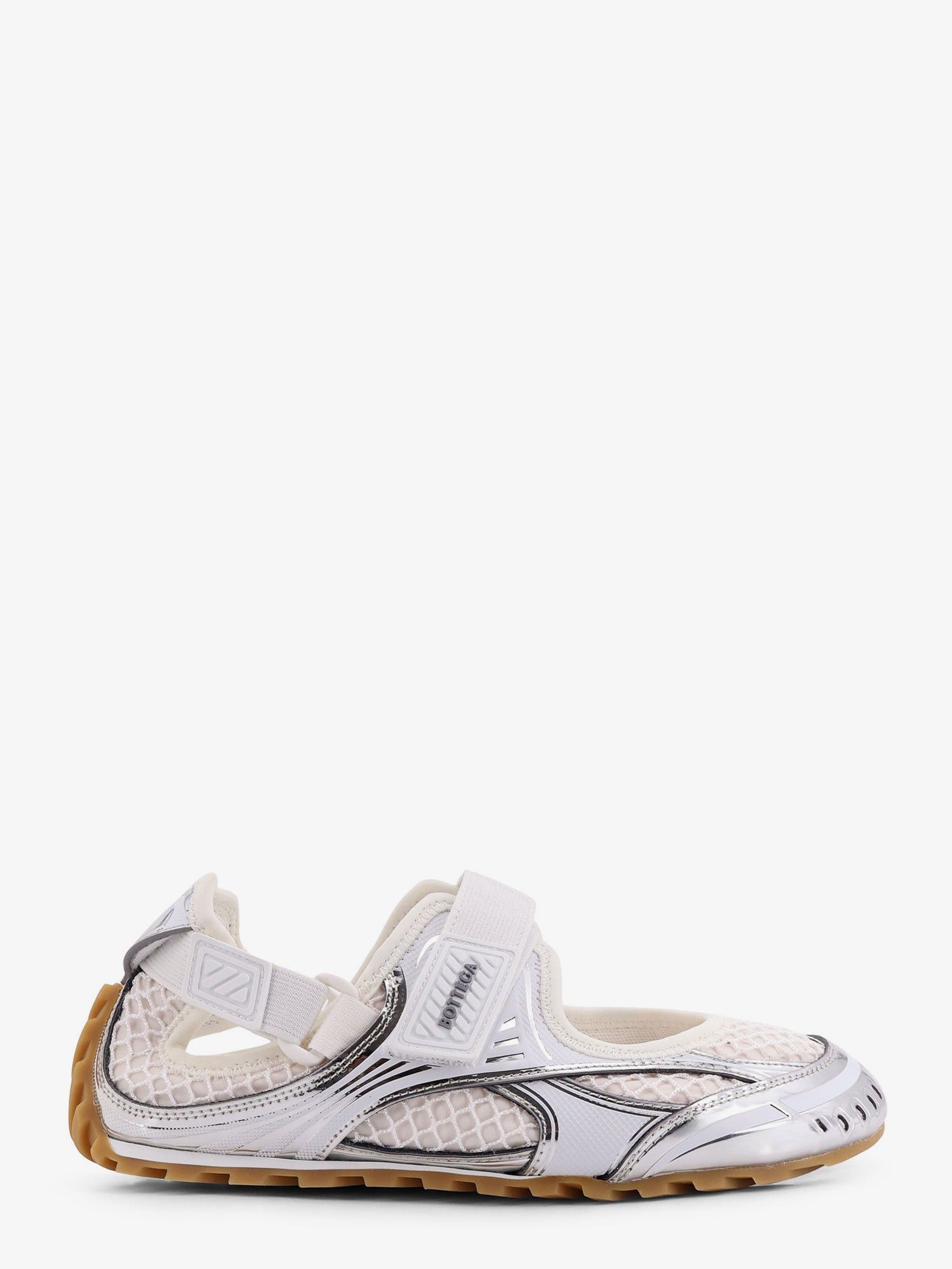 Technical Fabric And Mesh Mary-Jane Sneakers