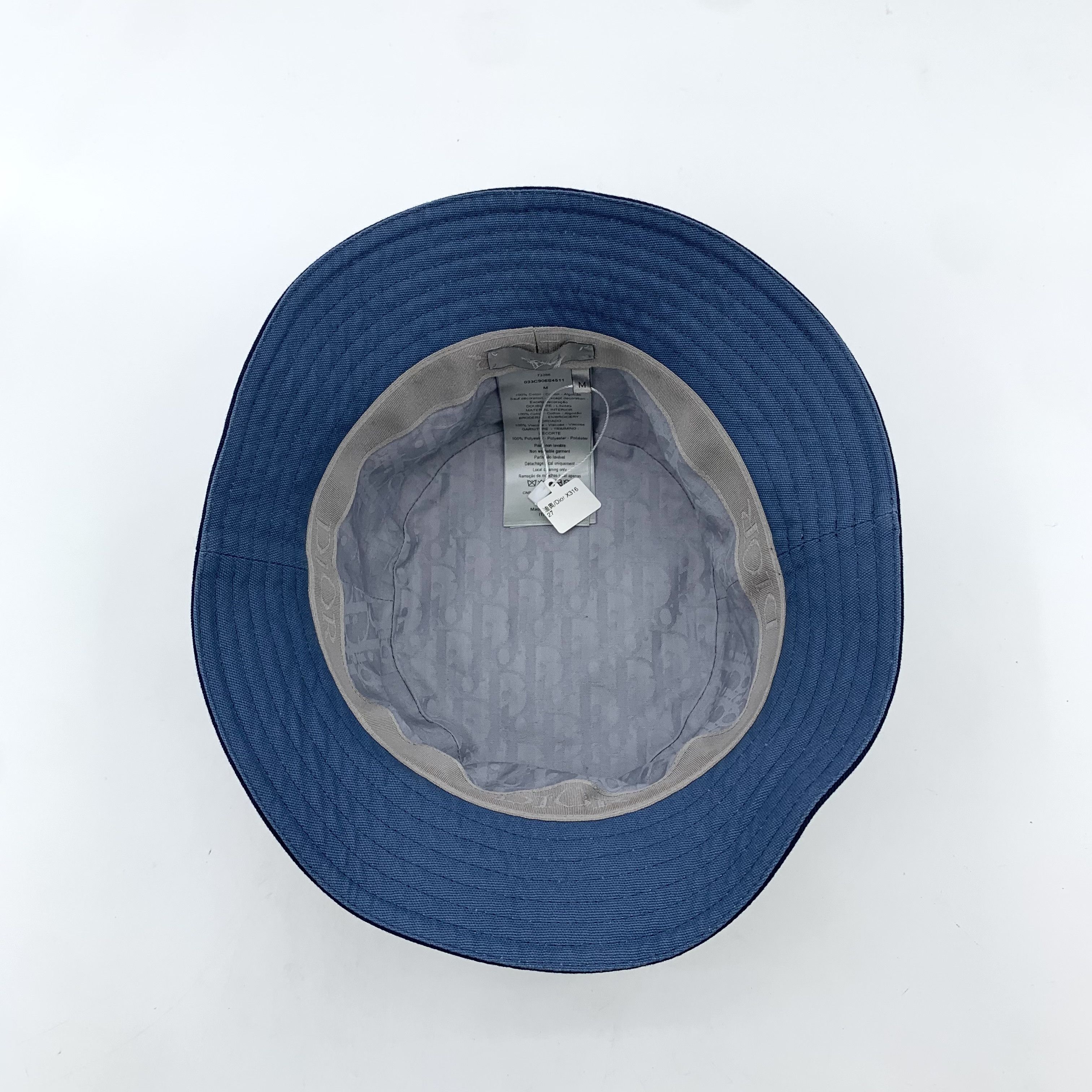 Dior Dior Embroidered Bucket Hat Size M Size ONE SIZE - 6 Thumbnail