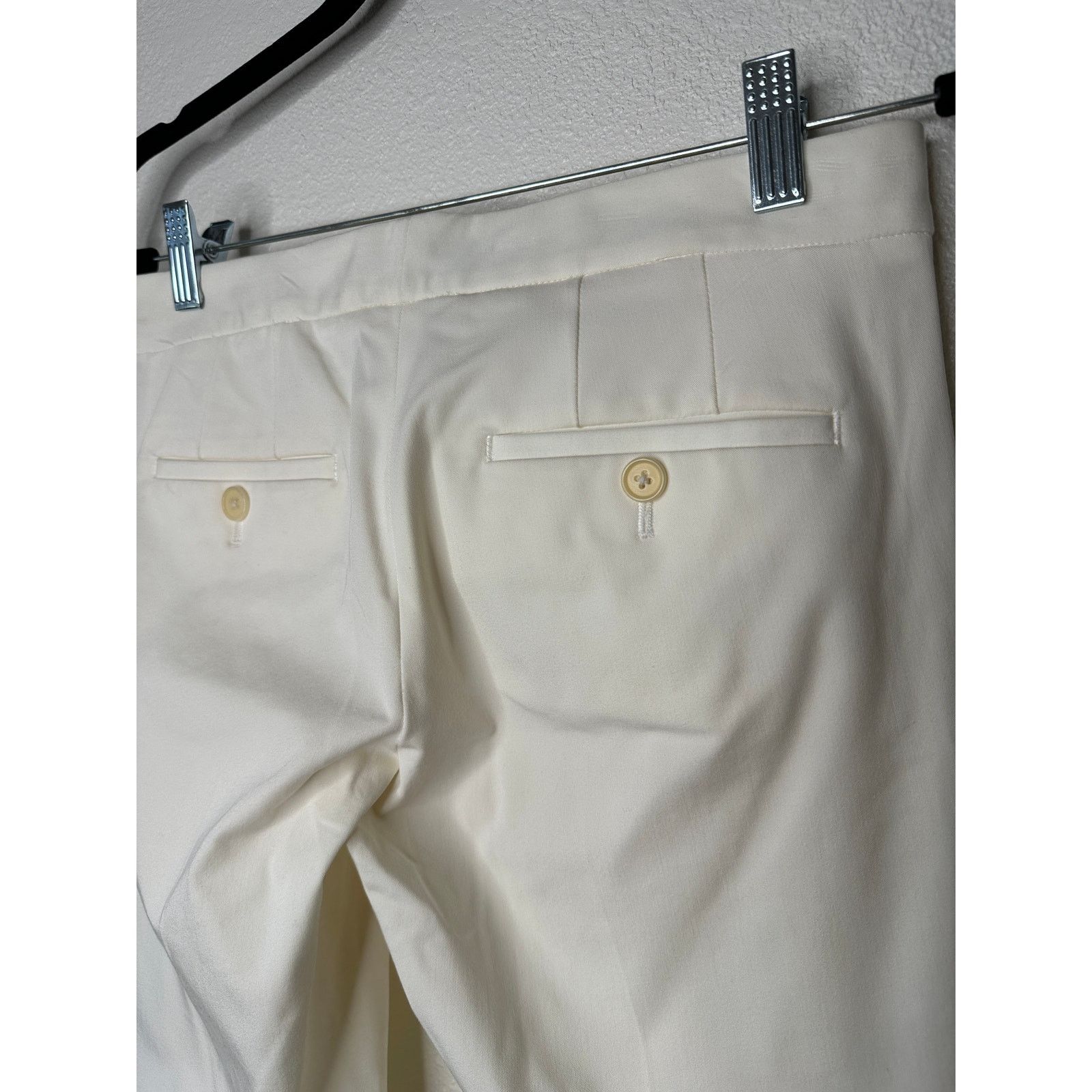 Theory Theory Ivory Ibbey Crepe Crop Slash Pockets Skinny Pants 2 Size 26" / US 2 / IT 38 - 6 Thumbnail