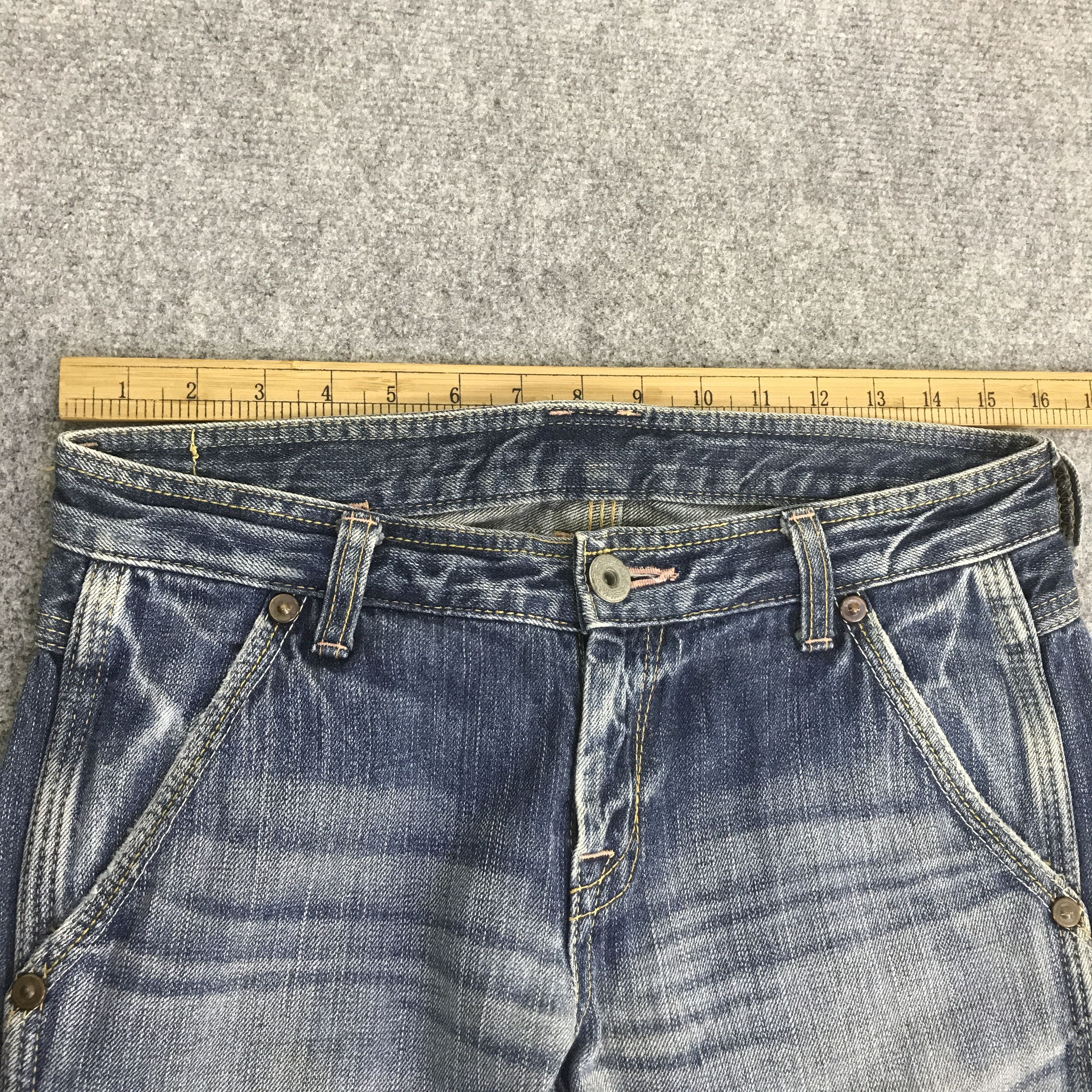 Japanese Brand BAGGY JOHN BULL JAPANESE BRAND DISTRESSED DENIM K118B20 Size US 32 / EU 48 - 7 Thumbnail