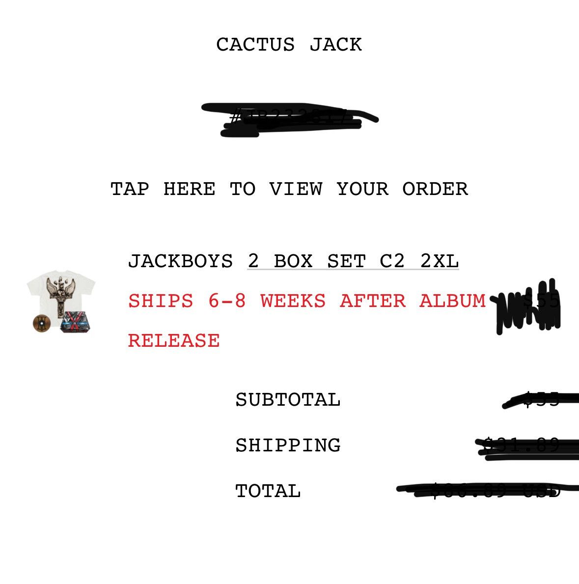 Travis Scott Travis Scott Jackboys 2 Pack 2XL C2 (Limited Edition) Size US XXL / EU 58 / 5 - 8 Thumbnail
