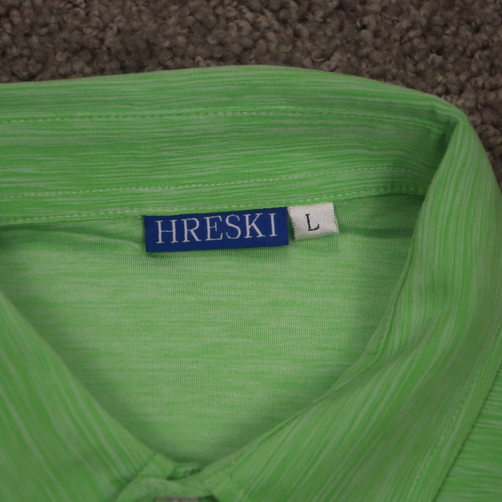 Vintage Hreski Polo Shirt Mens L Lime Green Golf Performance Stretch Polo Shirt Mens L Lime Green Golf Performance Stretch Size US L / EU 52-54 / 3 - 4 Thumbnail