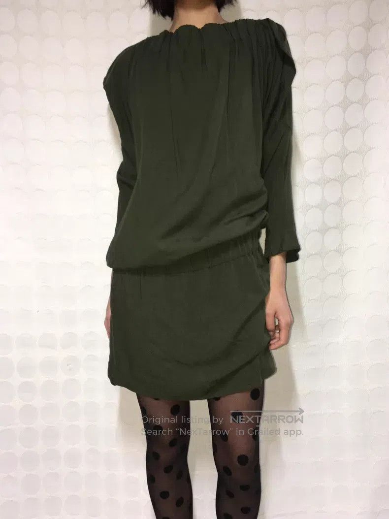 Vivienne Westwood Vivienne Westwood Military Green Asymmetric Shape Dress Size XS / US 0-2 / IT 36-38 - 2 Thumbnail