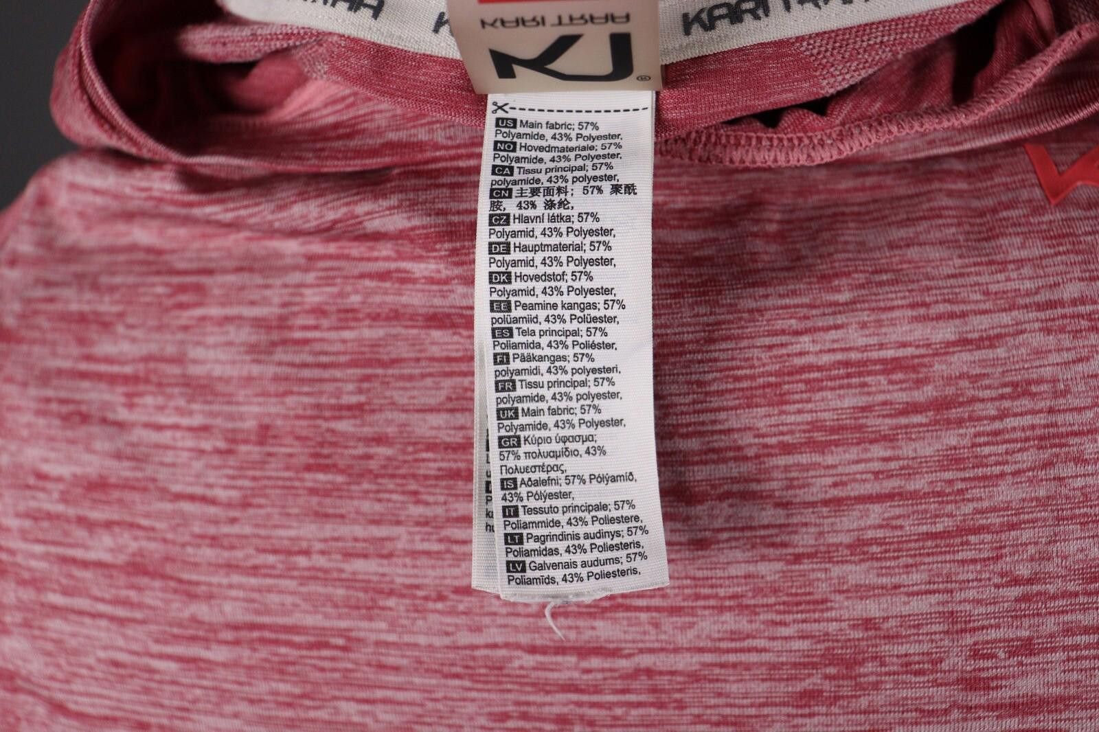 Designer Kari Traa Pink Long Sleeve Top Base Layer Size XS / S Size S / US 4 / IT 40 - 9 Thumbnail