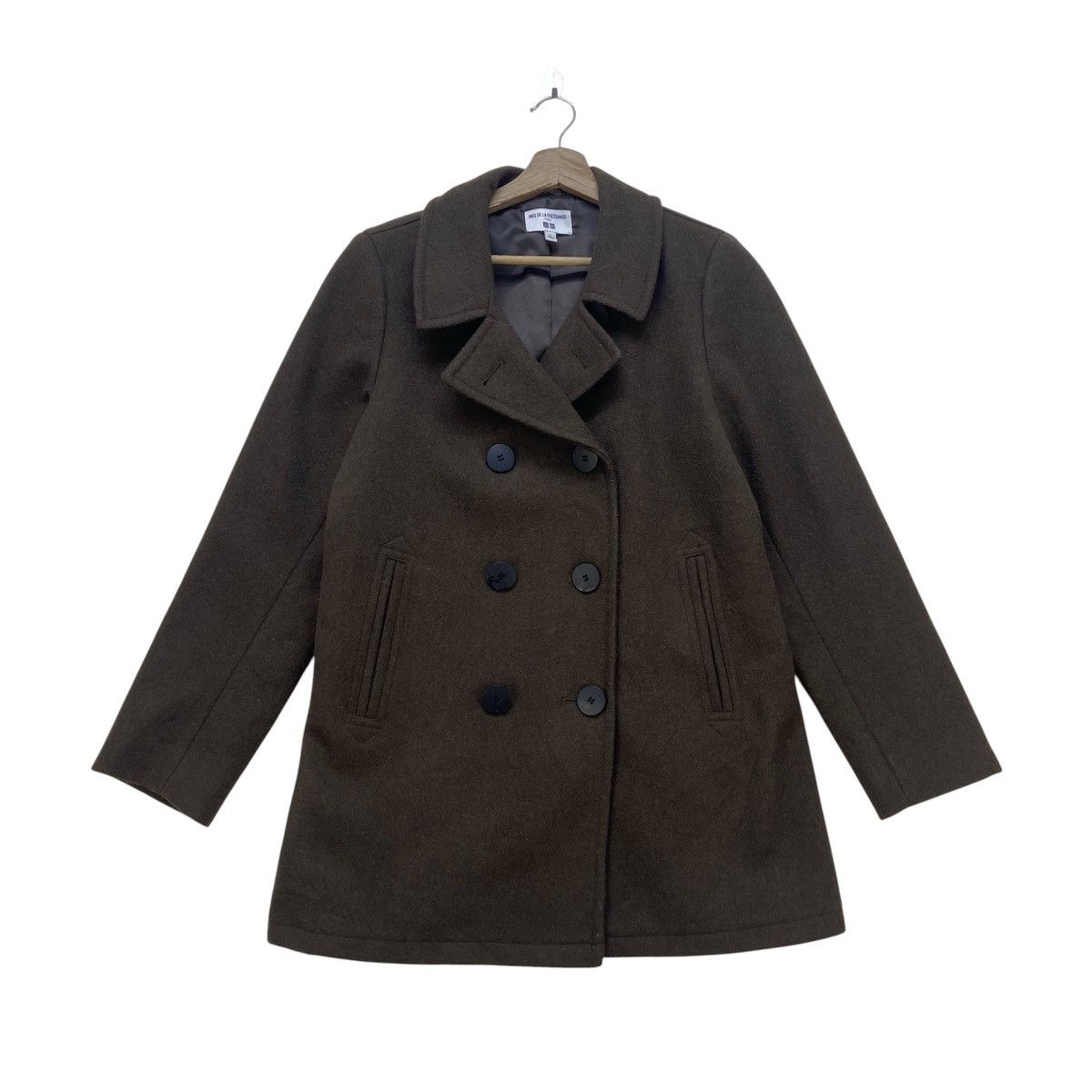 Japanese Brand Ines De La Fressange X Uniqlo Paris Double Breasted Wool Size M / US 6-8 / IT 42-44 - 1 Thumbnail