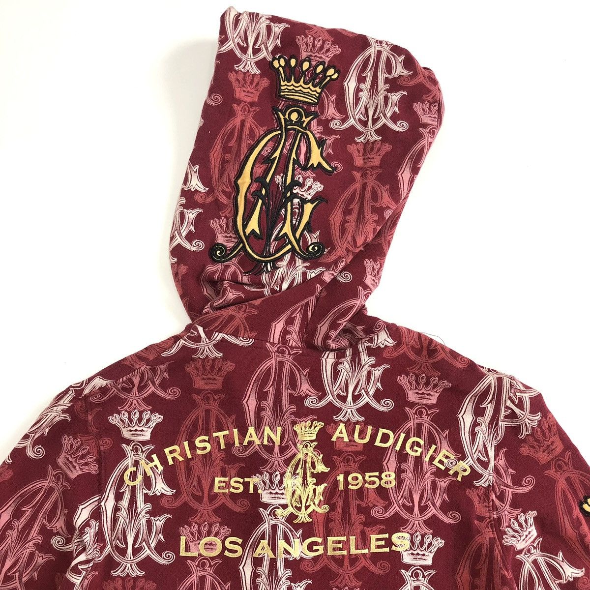 Ed Hardy 2000s Christian Audigier Ed Hardy Grunge Women Zip Hoodie Size US S / EU 44-46 / 1 - 14 Thumbnail
