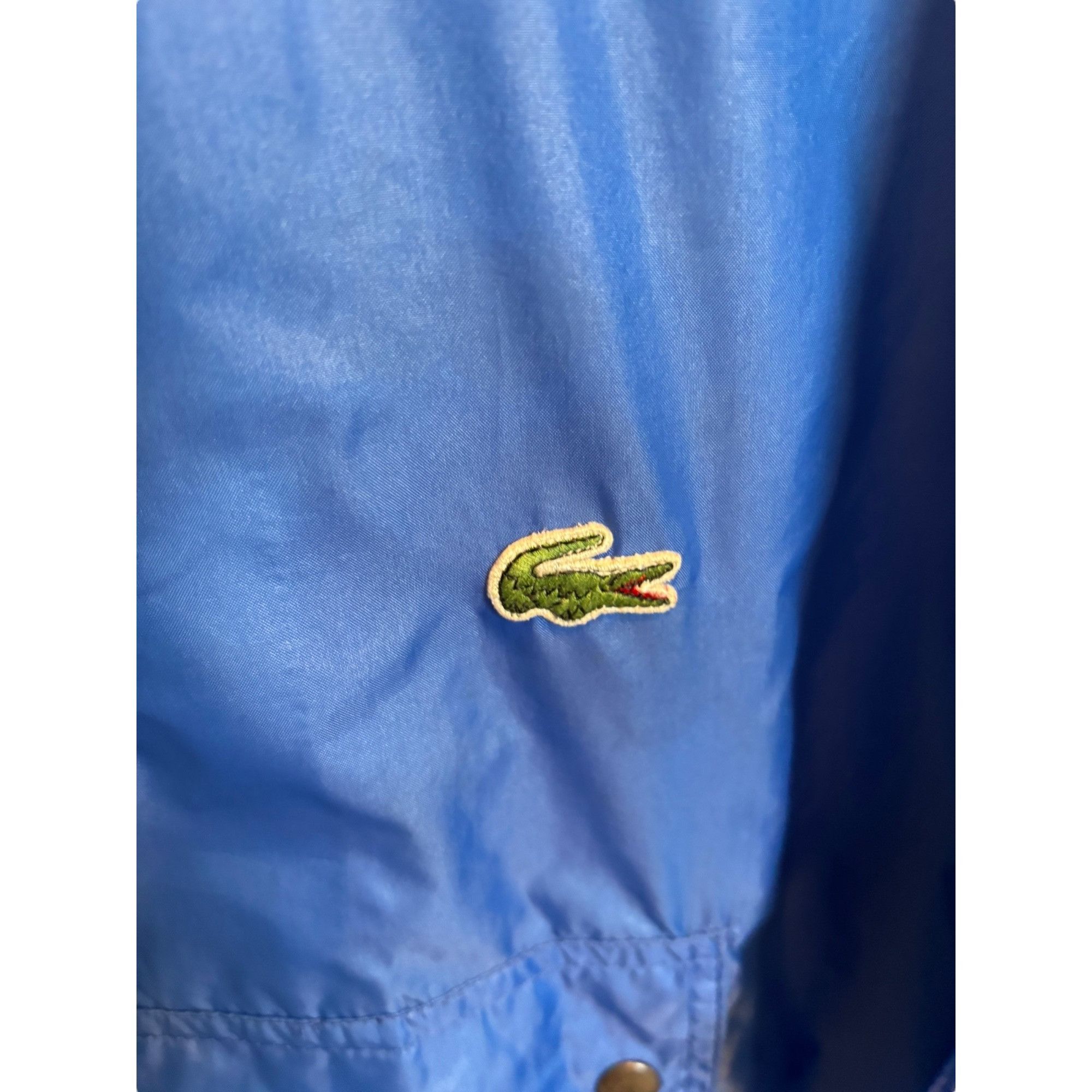 Lacoste Lacoste Blue large Pullover Hooded Windbreaker Jacket With D Size US L / EU 52-54 / 3 - 3 Thumbnail