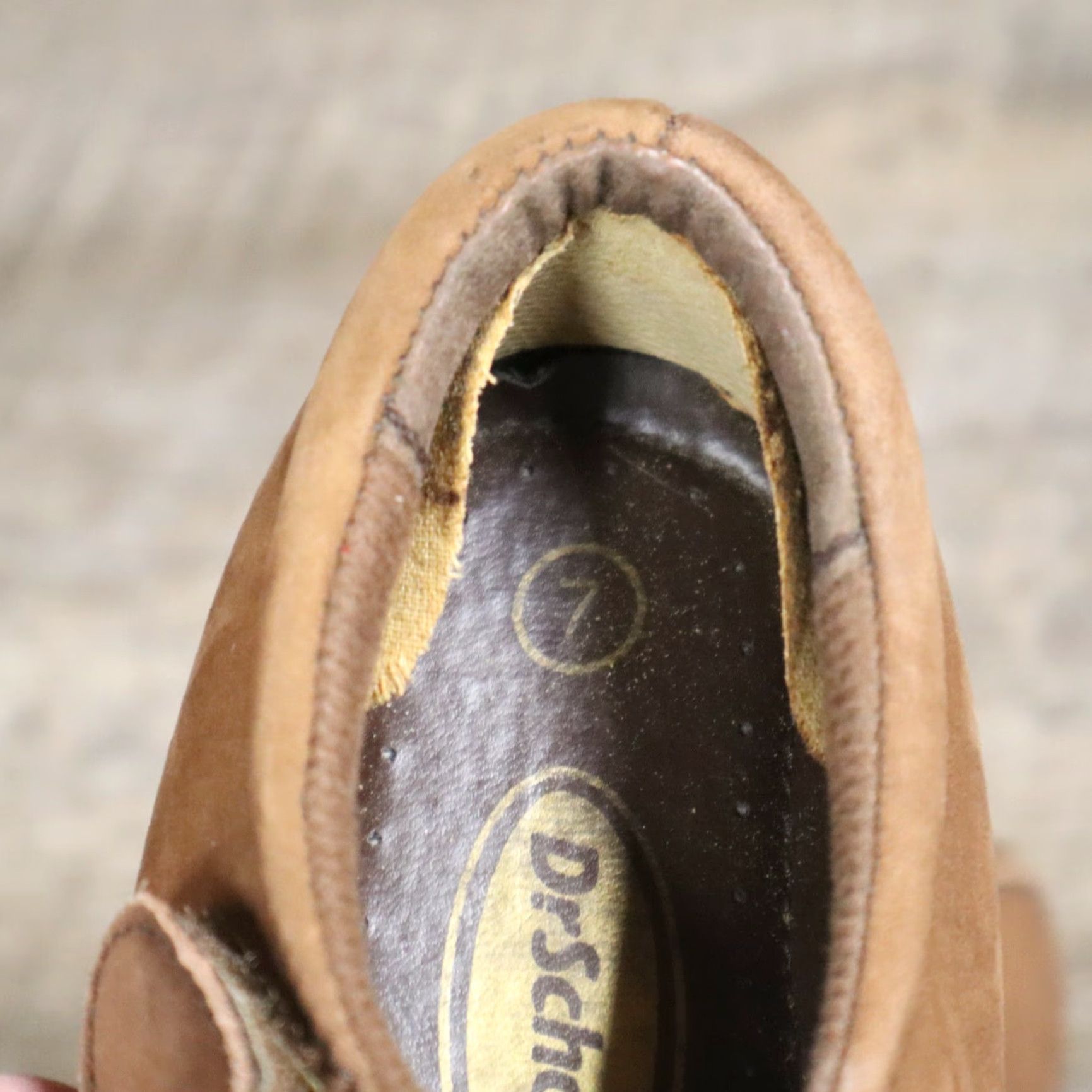Vintage Dr. Scholl's Sandals Women Size 7 Brown Leather Strap Slingback Walking Comfort Straps Casual Womens Size US 7 / IT 37 - 6 Thumbnail