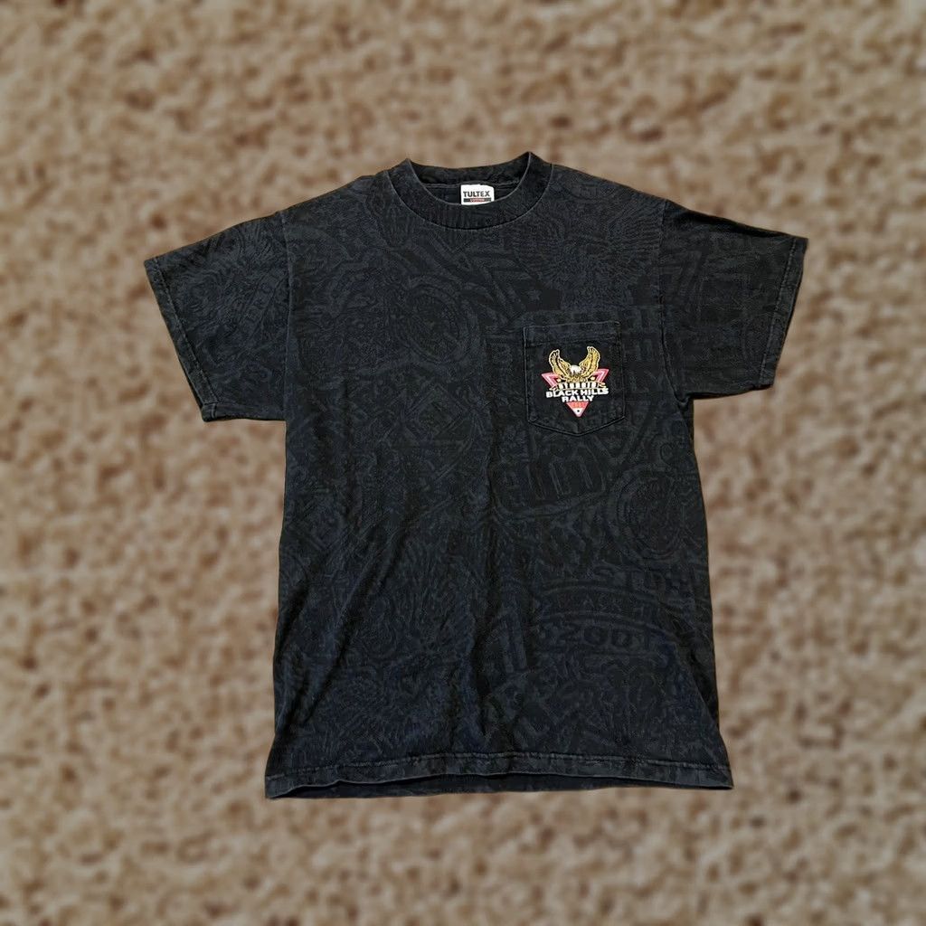 Tultex VINTAGE 2001 Sturgis Motorcycle T-Shirt Adult Medium Black USA Size US M / EU 48-50 / 2 - 1 Thumbnail
