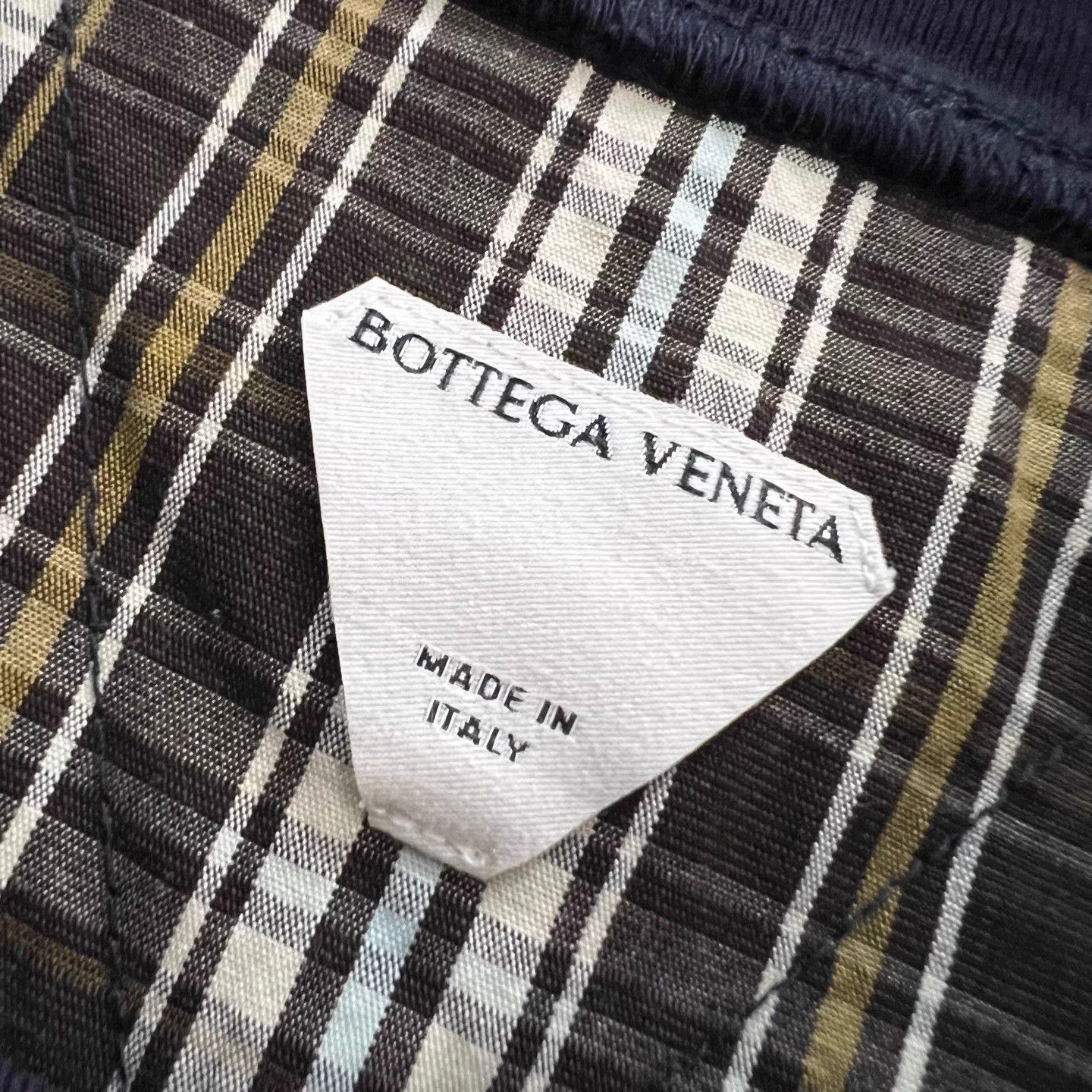 Bottega Veneta BV check lining crewneck short M 98 New Size US M / EU 48-50 / 2 - 2 Thumbnail