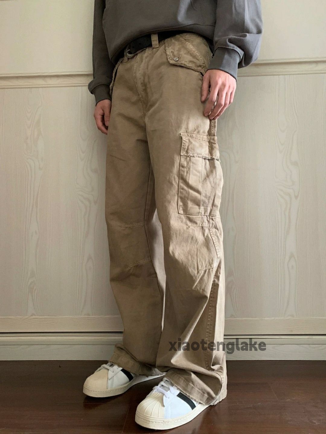 Designer × Japanese Brand × Vintage utility military outdoor sports cargo bootcut flared pants Size US 34 / EU 50 - 4 Thumbnail