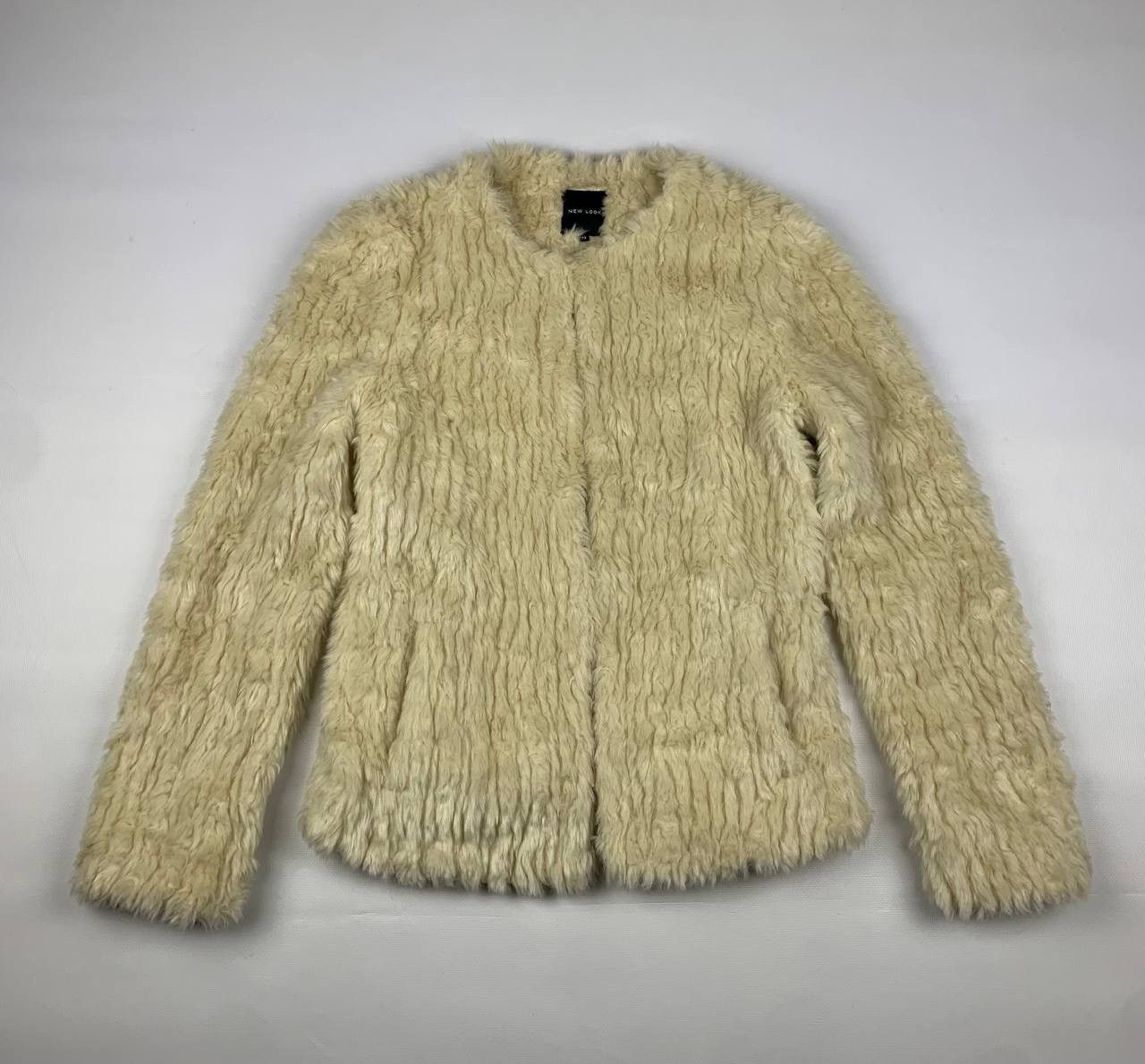 Japanese Brand Faux Fur Coat Cropped Jacket IfSixWasNine Y2K Style Size M / US 6-8 / IT 42-44 - 1 Thumbnail
