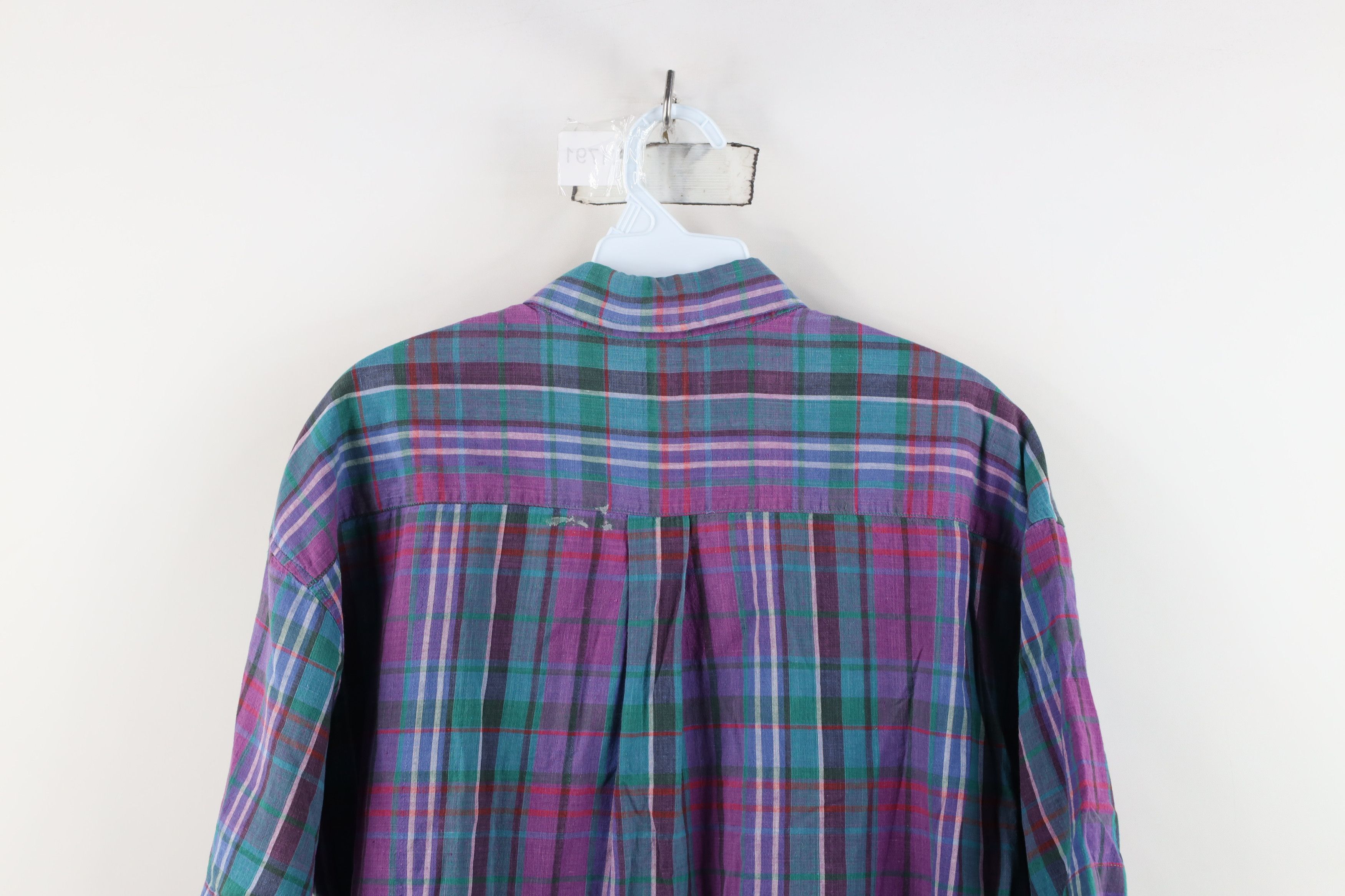 Vintage Vintage 90s Streetwear Plaid Short Sleeve Button Down Shirt Size US M / EU 48-50 / 2 - 12 Thumbnail