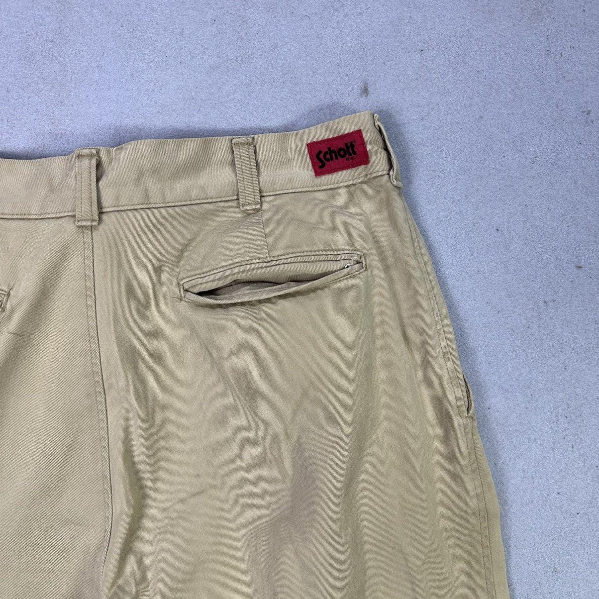 Schott Vintage Schott NYC Combat Trousers Khaki Size US 34 / EU 50 - 6 Thumbnail