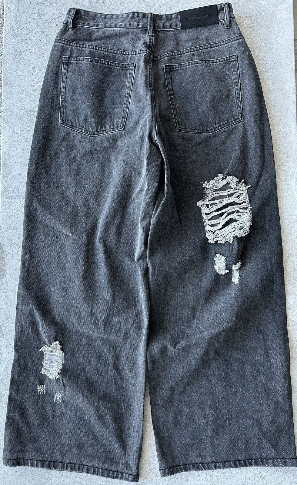 Stolen Girlfriends Club Stolen Girlfriends Club Distressed Wide Leg Jeans Size US 32 / EU 48 - 4 Thumbnail