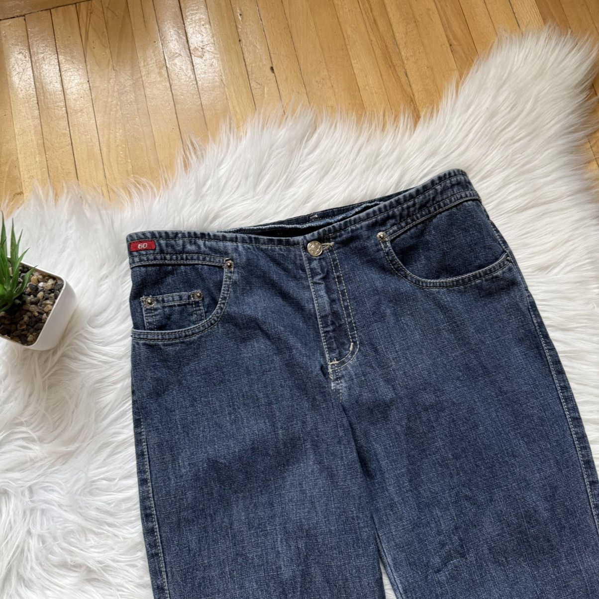 Miss Sixty 📌 Vintage Miss Sixty Flared Washed 00s Low Rice Jeans Size 31" - 4 Thumbnail