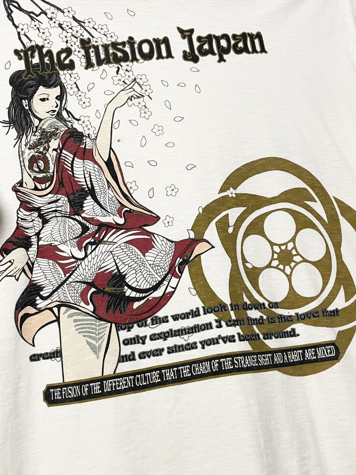 Beauty Beast Vintage 1990s Japan Designer The Fusion Sukajan Longsleeve Size US XL / EU 56 / 4 - 8 Thumbnail