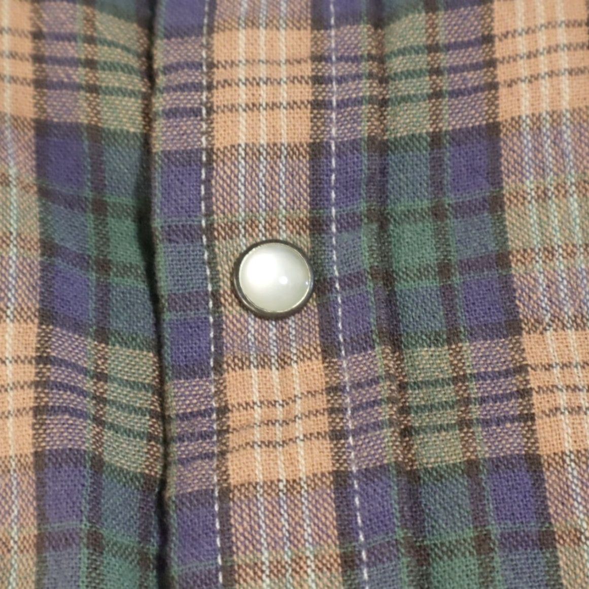 Vintage Denim & Supply Ralph Lauren Pearl Snap Twill Plaid Shirt Green Men XL Shirt Size US XL / EU 56 / 4 - 6 Thumbnail
